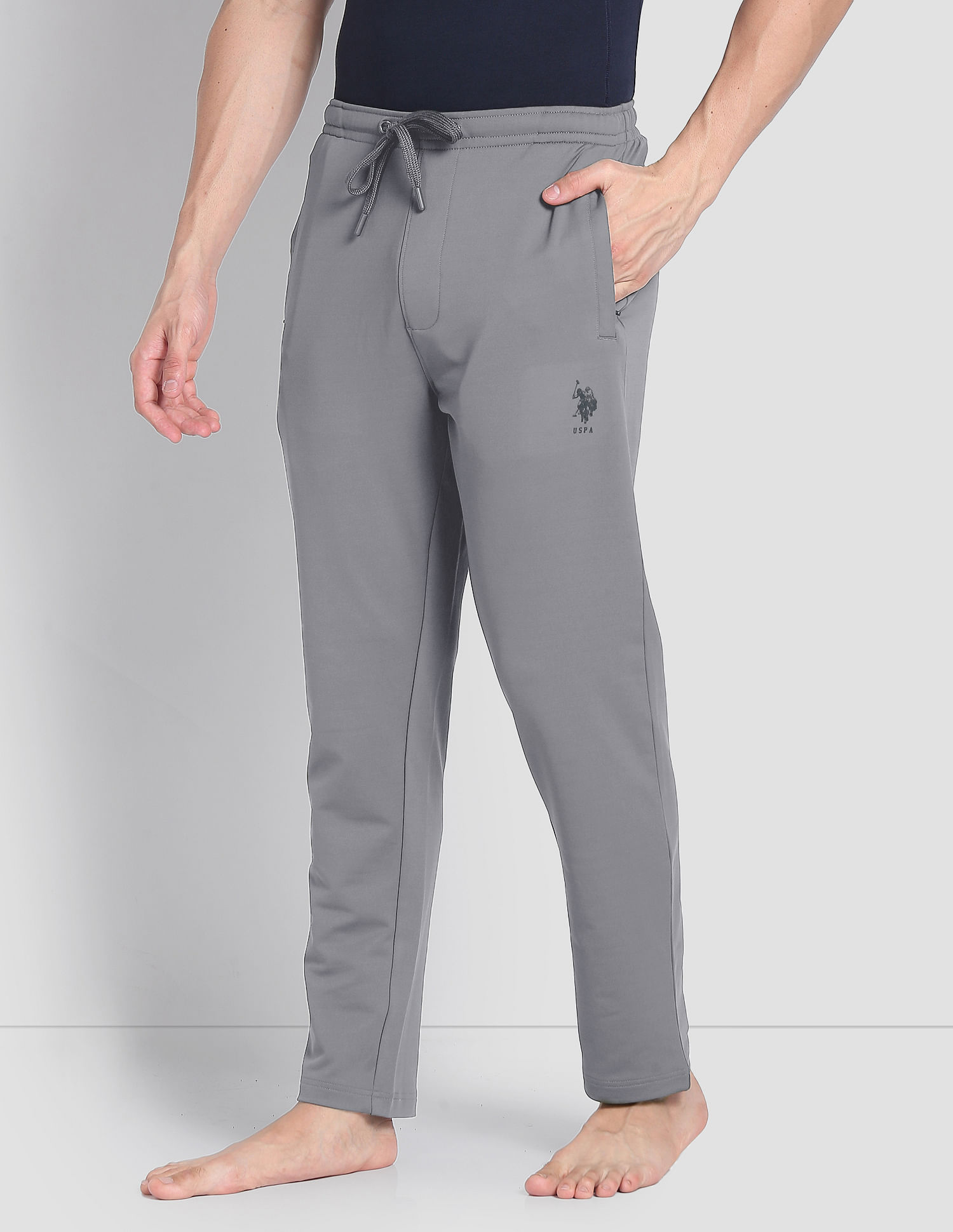 Buy USPA Innerwear High Stretch AR001 Active Track Pants - Pack Of