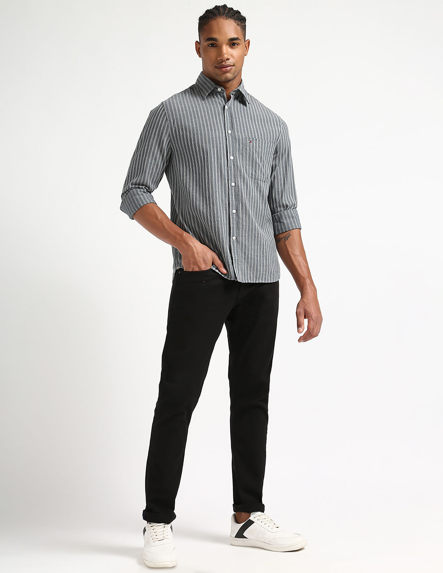 Tommy Hilfiger Brushed Textured Regular Fit Shirt