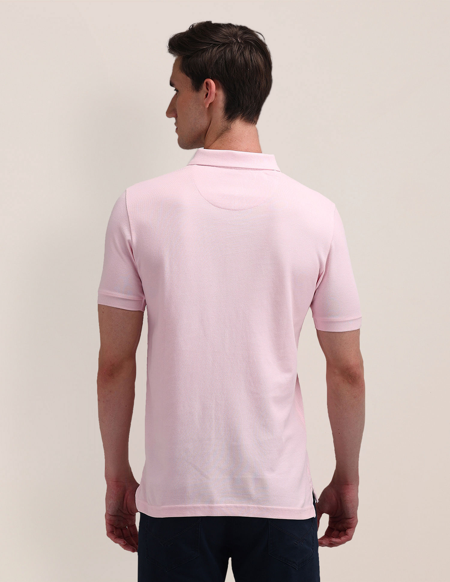 U.S. Polo Assn. Solid Slim Fit Polo Shirt