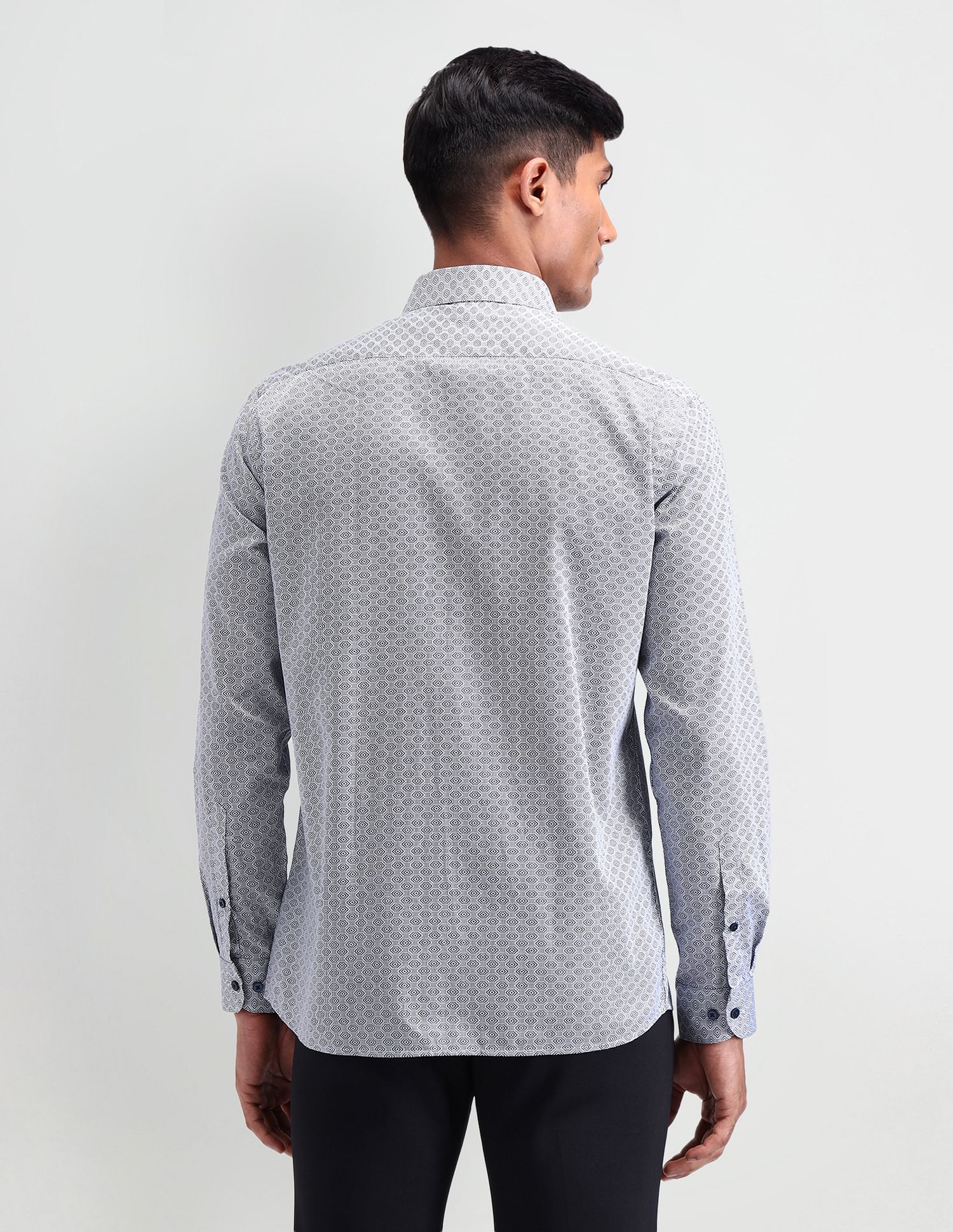 Arrow Newyork Manhattan Slim Fit Satin Shirt