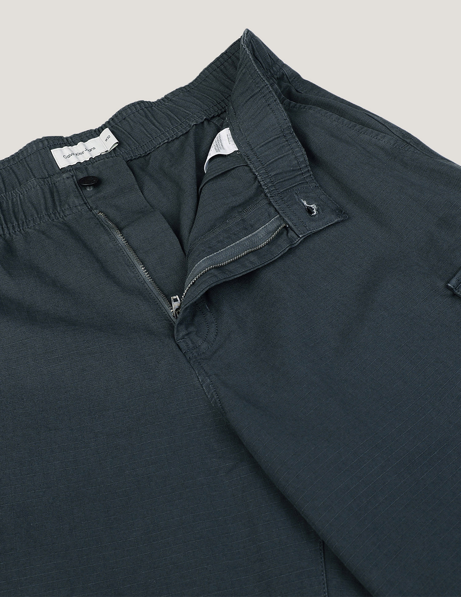 Calvin Klein Jeans Ripstop Straight Cargo Trousers