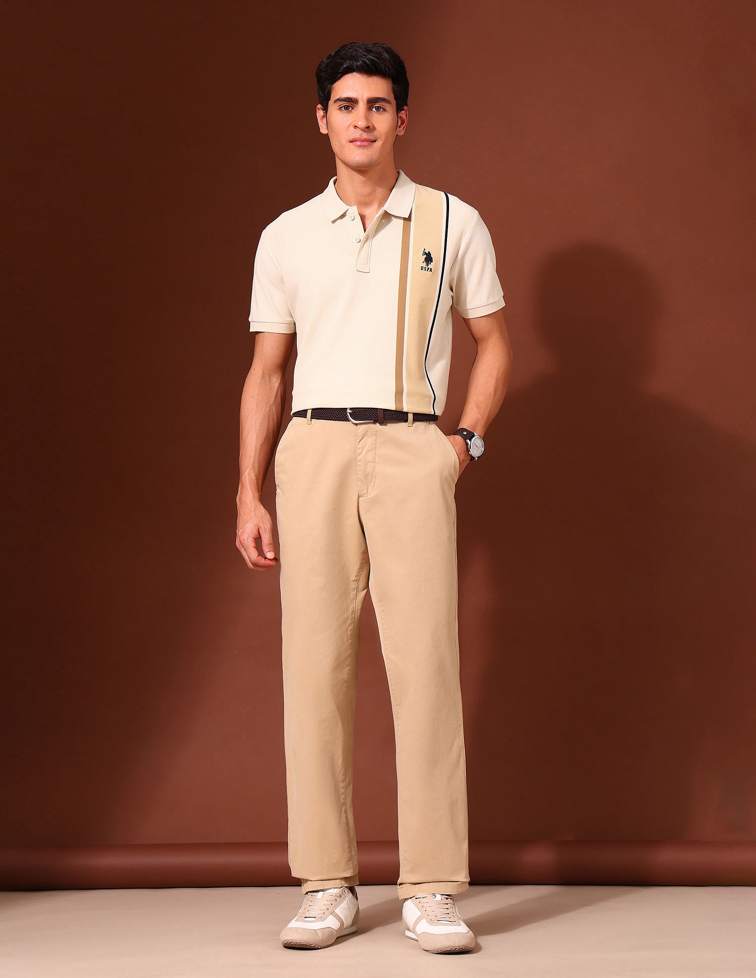 U.S. Polo Assn. Colourblocked Classic Polo Shirt