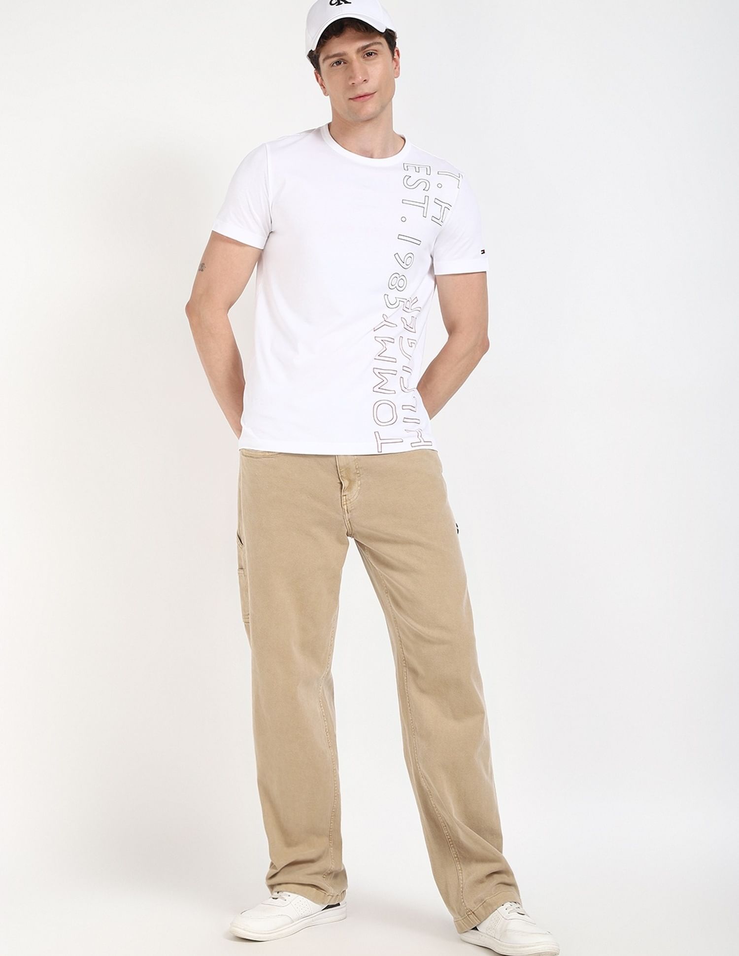 Tommy Hilfiger Logo Regular-Fit Cotton T-Shirt