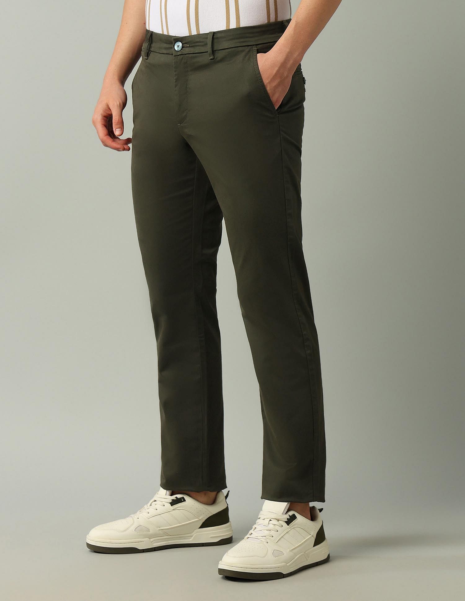 Arrow Sport AutoFlex Regular Fit Twill Trousers