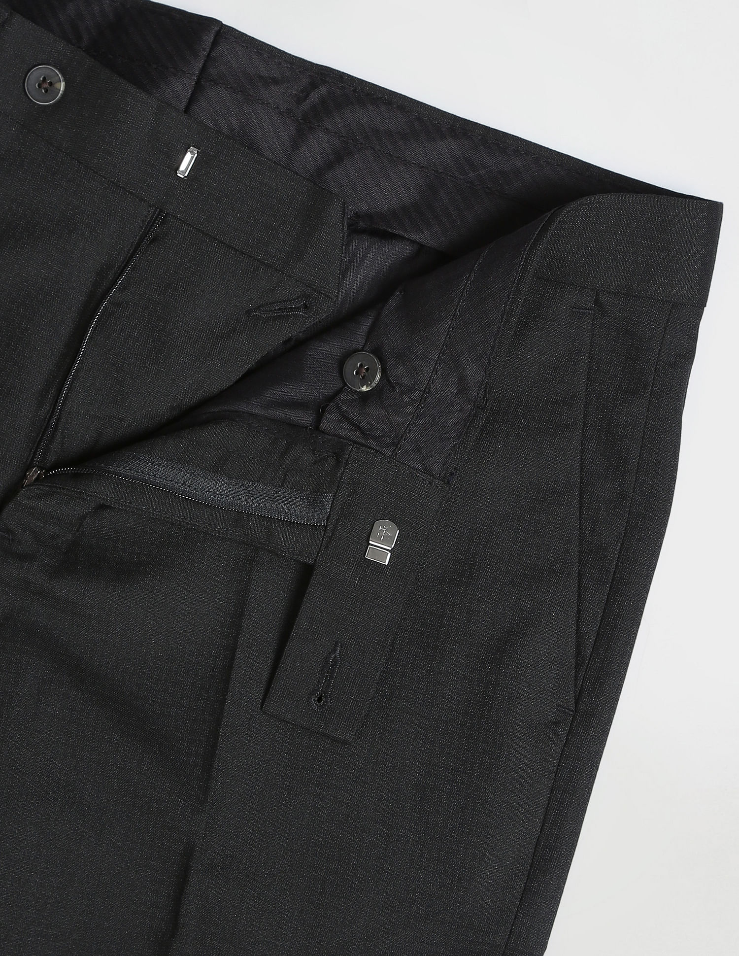 Arrow Micro Check Dobby Formal Trousers