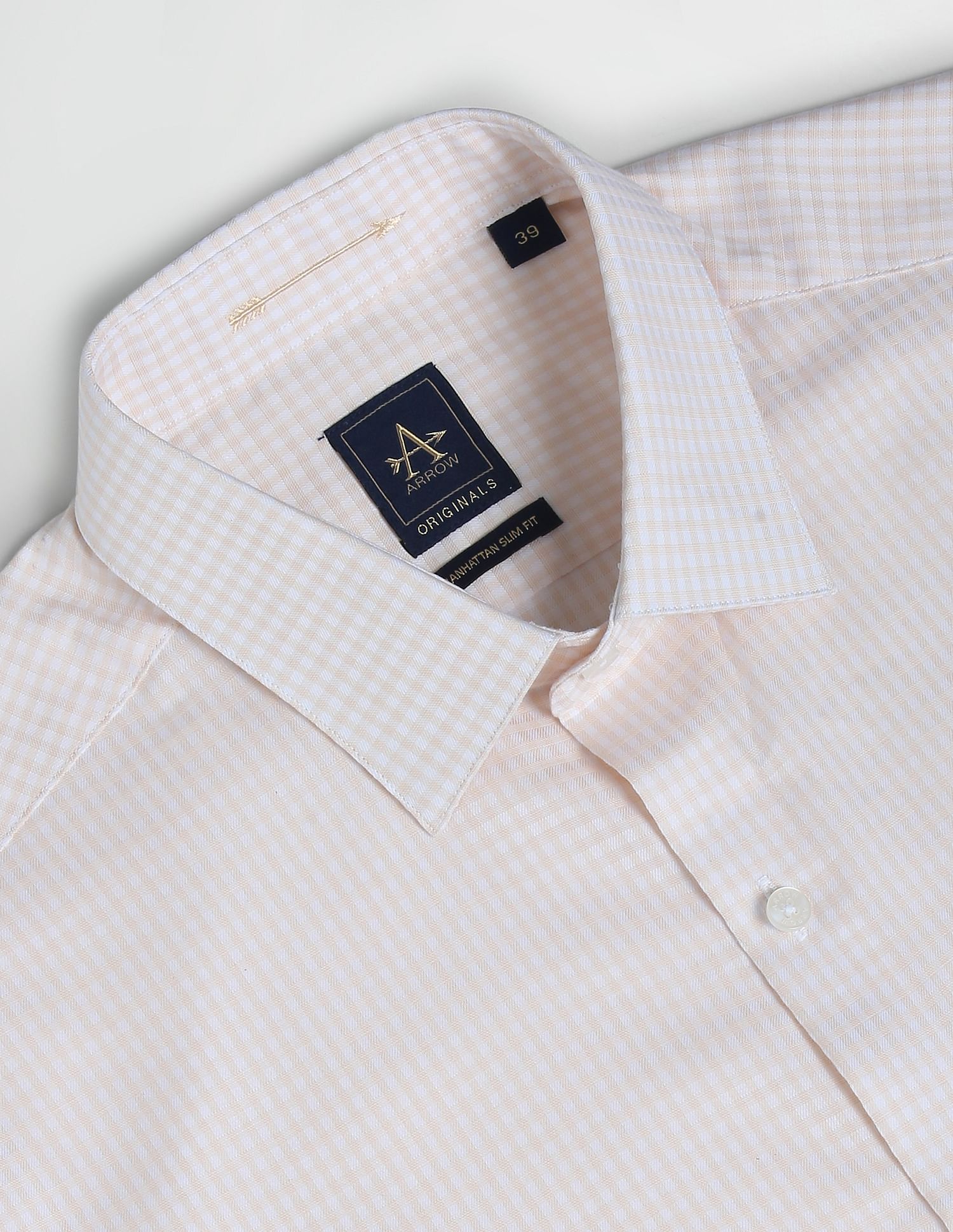 Arrow Micro Check Pure Cotton Shirt