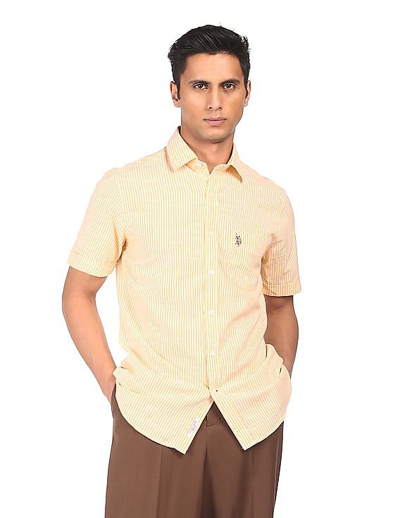 U.S. Polo Assn. Short Sleeve Striped Casual Shirt