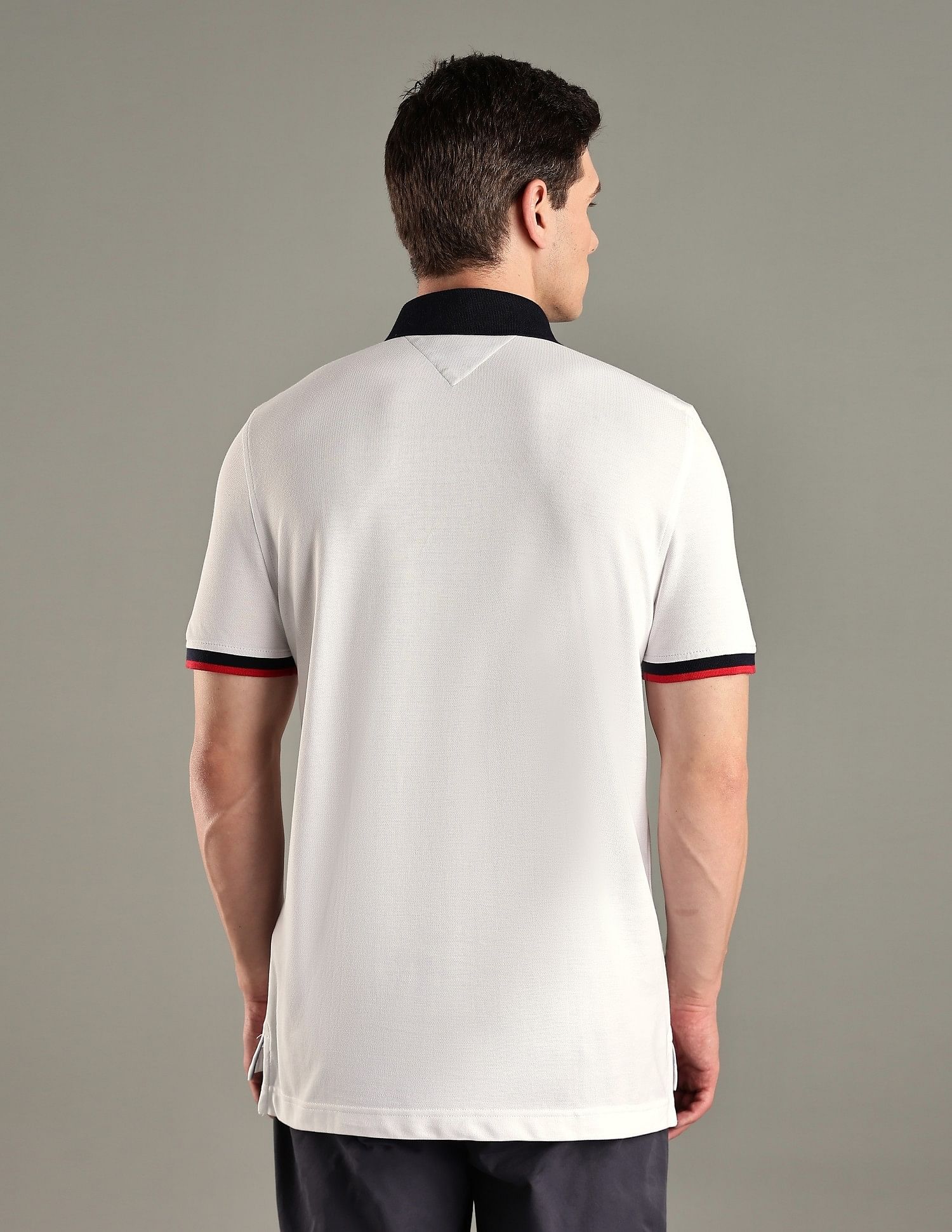 Tommy Hilfiger Regular-Fit Solid Cotton Polo T-Shirt