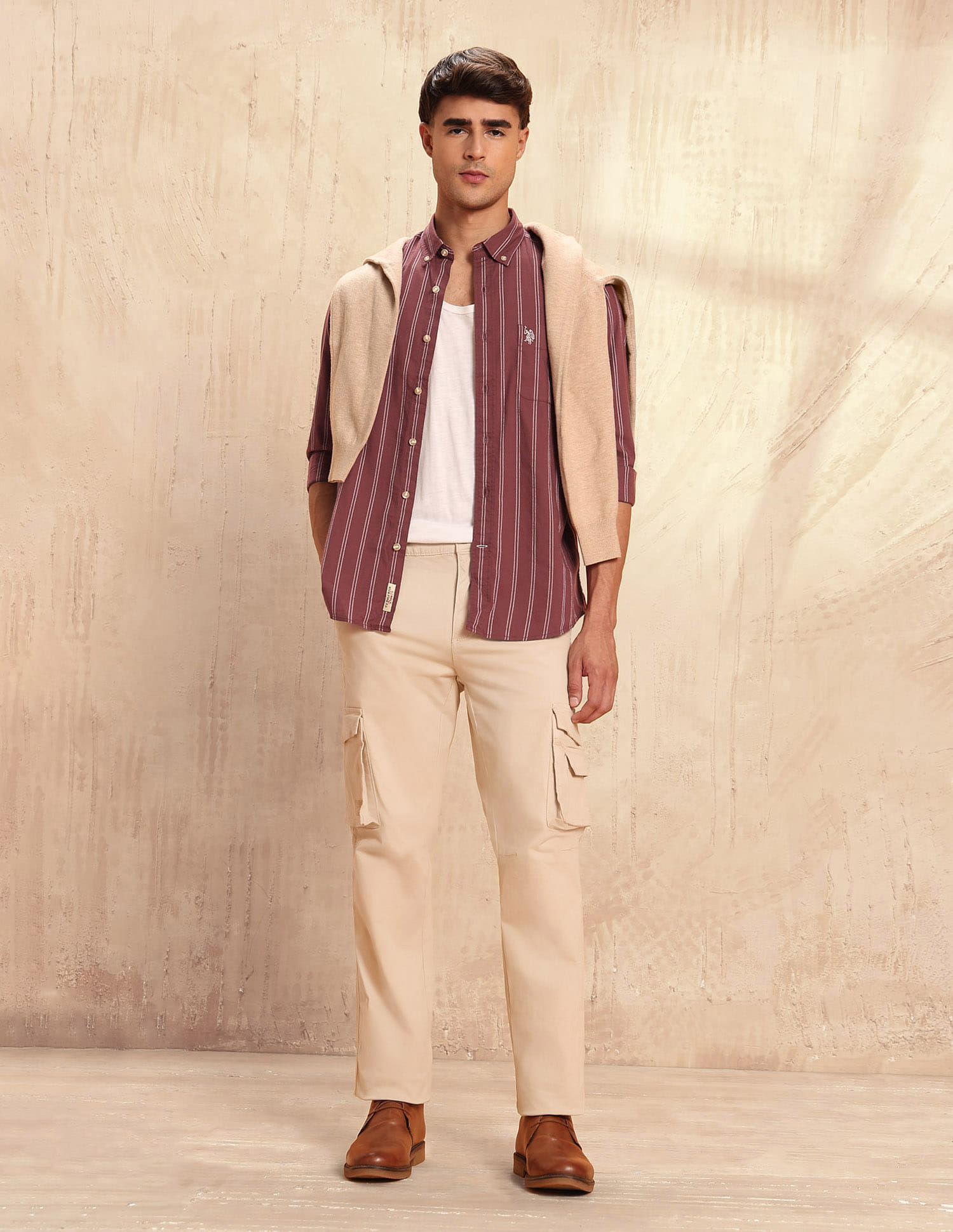 Buy U.S. Polo Assn. Denim Co. Slim Fit Striped Shirt - NNNOW.com
