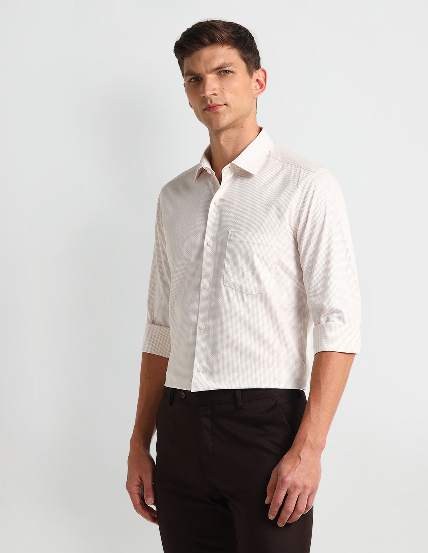 Arrow Manhattan Slim Dobby Shirt