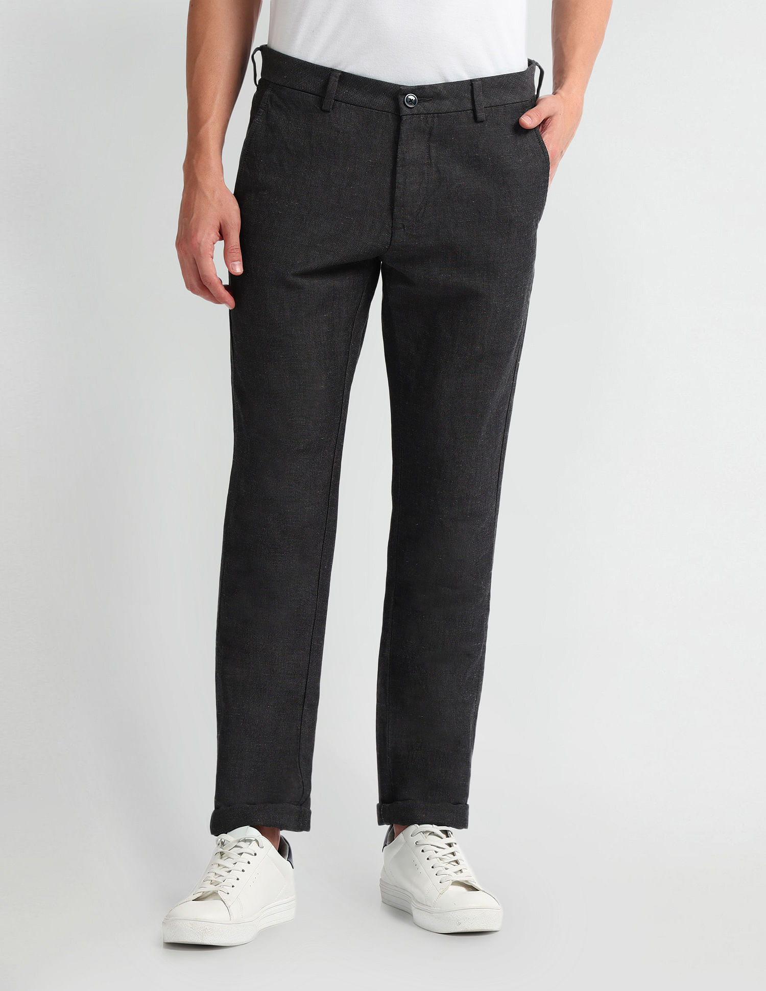 Arrow Sports Heathered Smart Flex Trousers