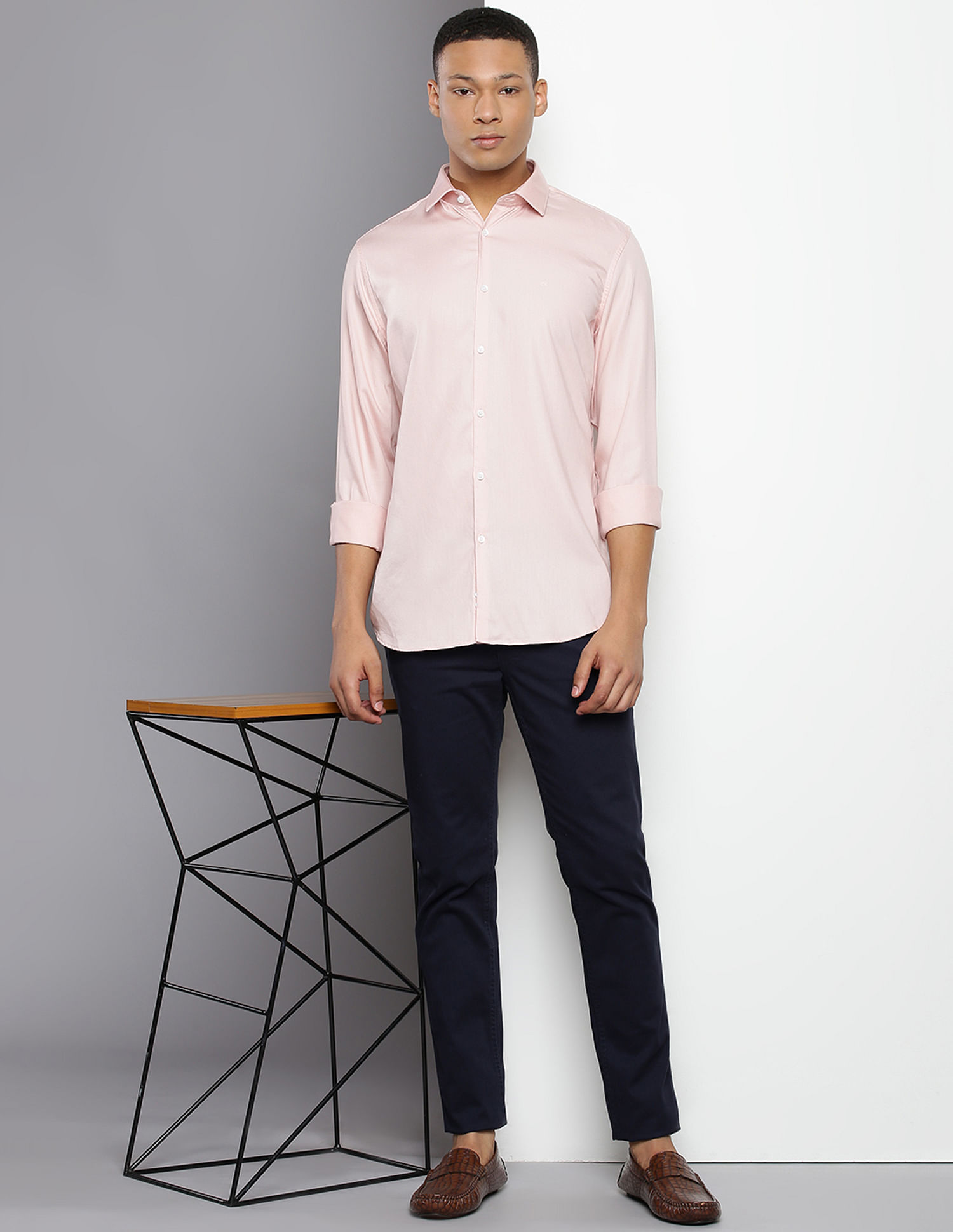 Calvin Klein Tencel Silm Fit Solid Shirt