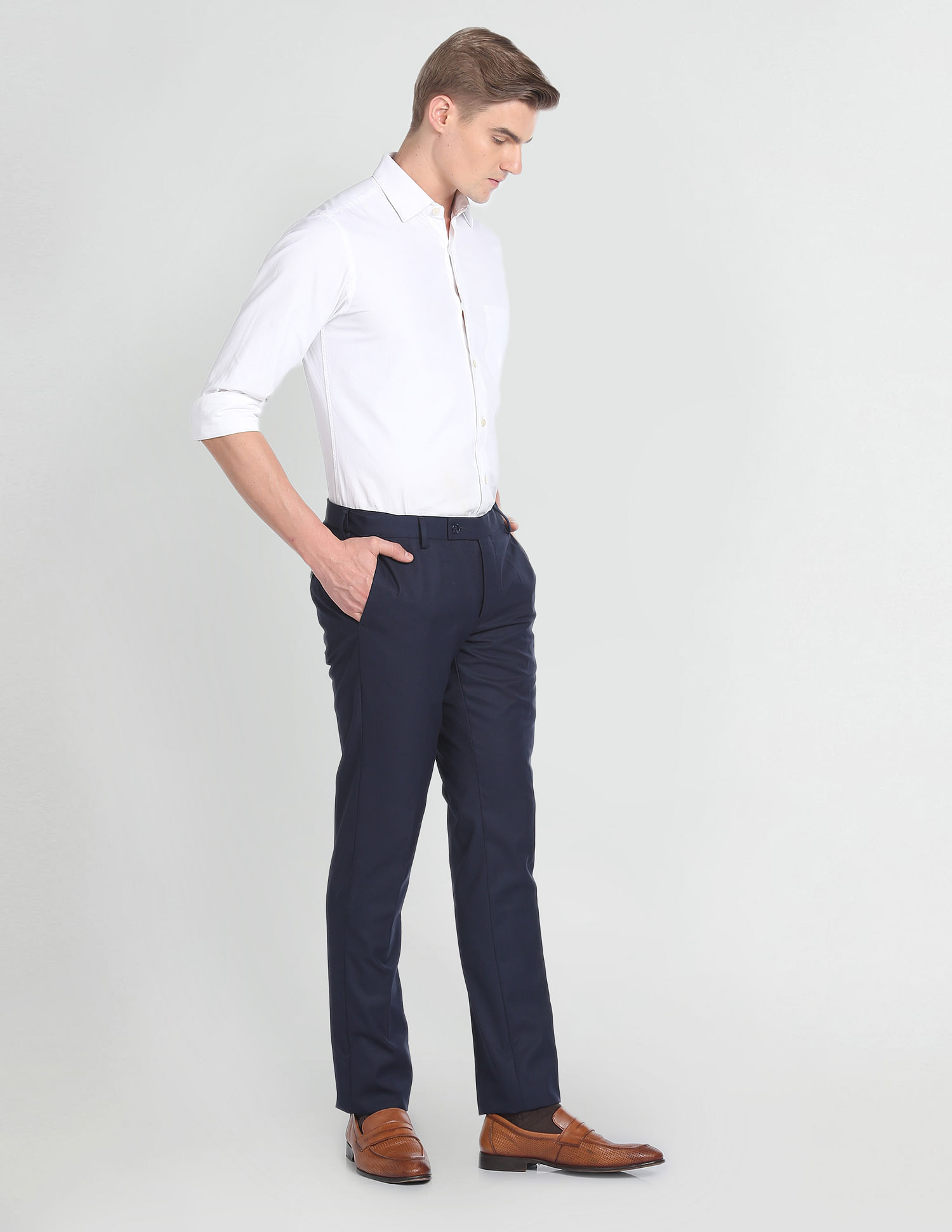 Arrow Solid Autoflex Trousers