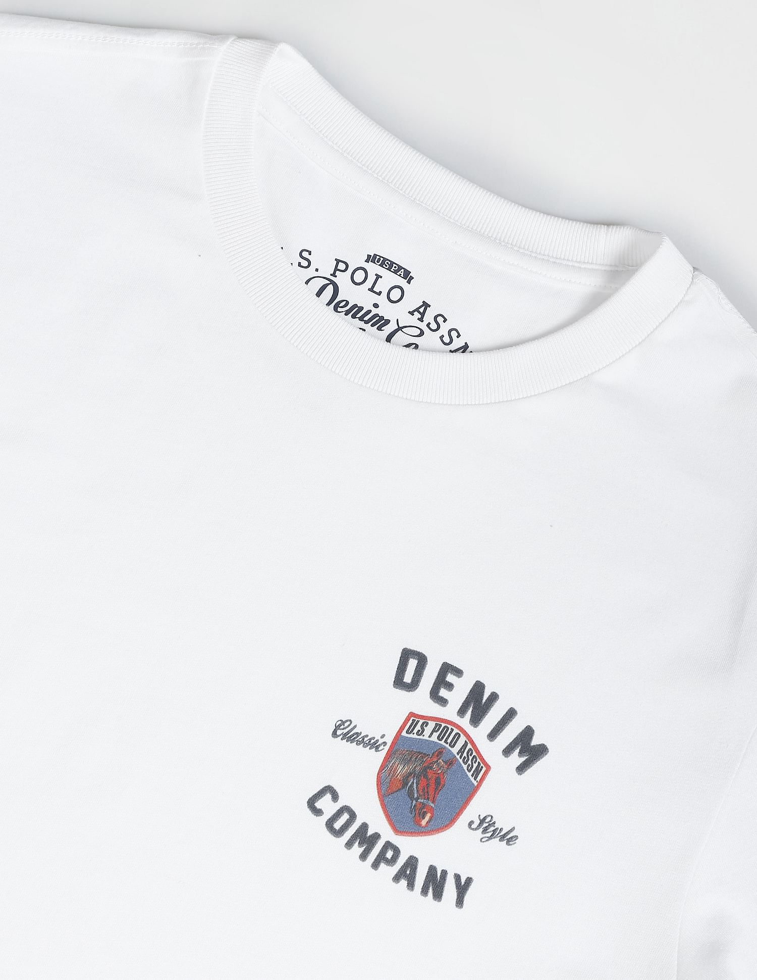 U.S. Polo Assn. Denim Co. Solid Slim Fit T-Shirt