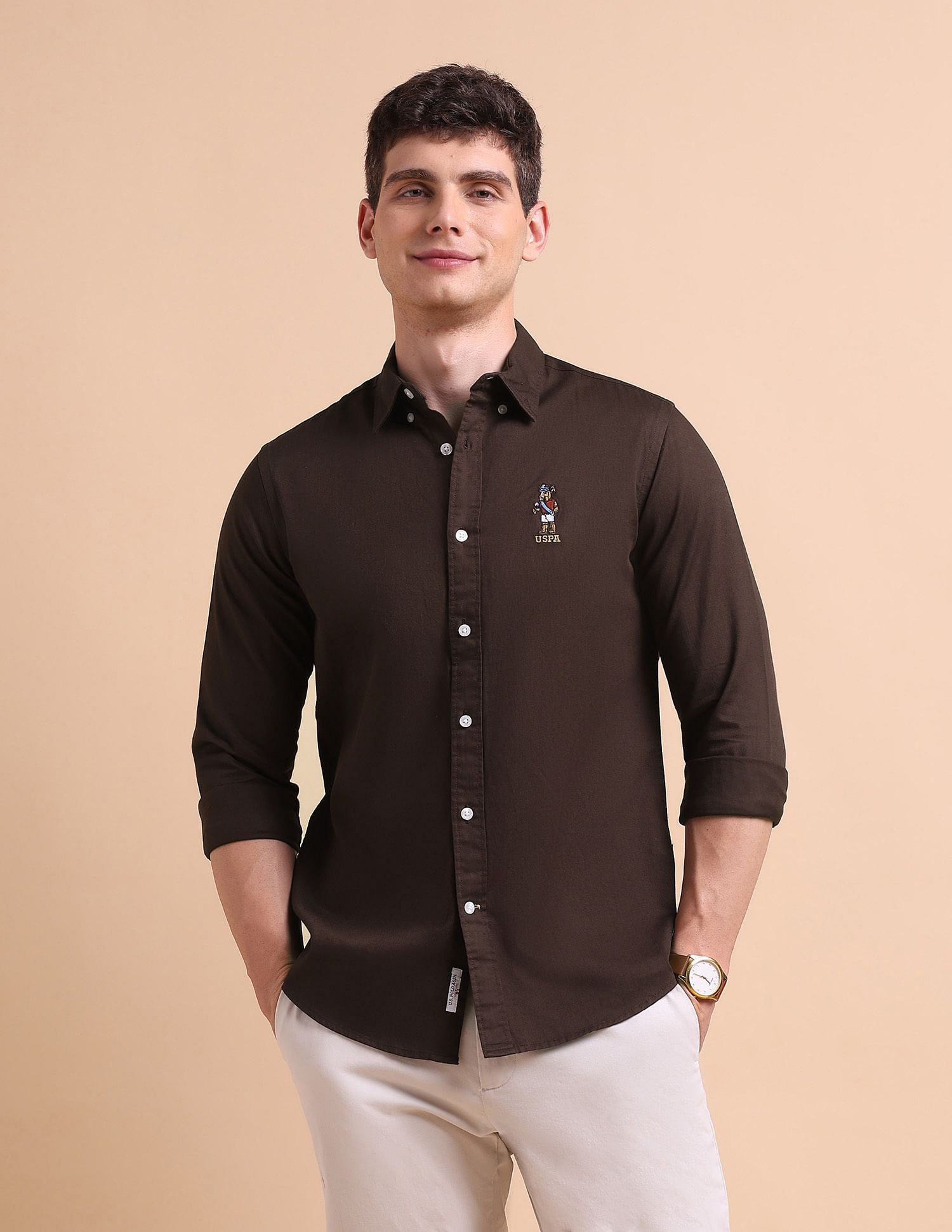 U.S. Polo Assn. Tailored Fit Button Down Shirt