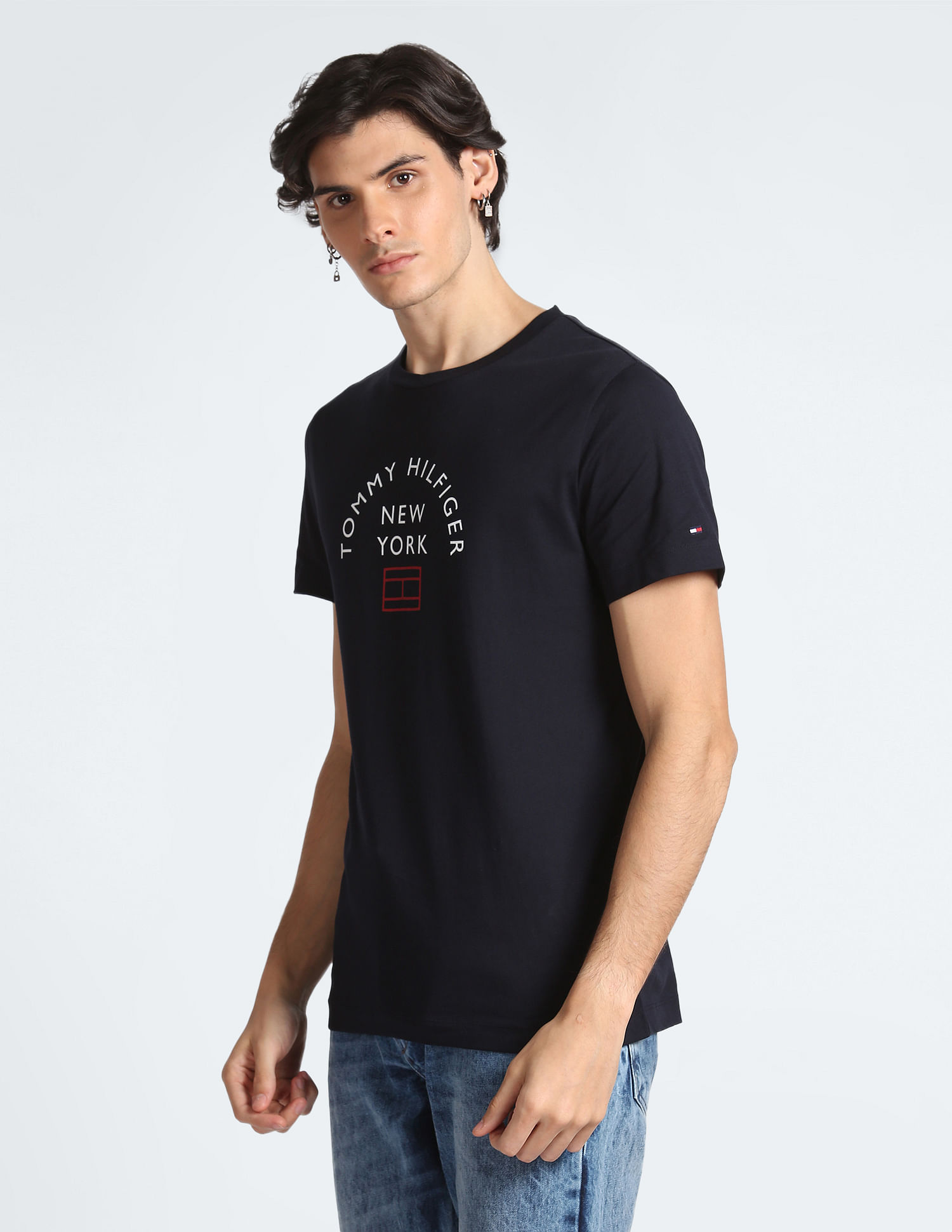 Tommy Hilfiger Transitional Organic Cotton Brand Print T-Shirt