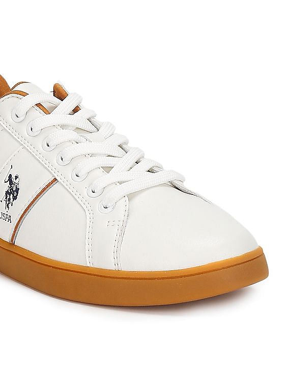 U.S. Polo Assn. Contrast Sole Lace Up Vador Sneakers