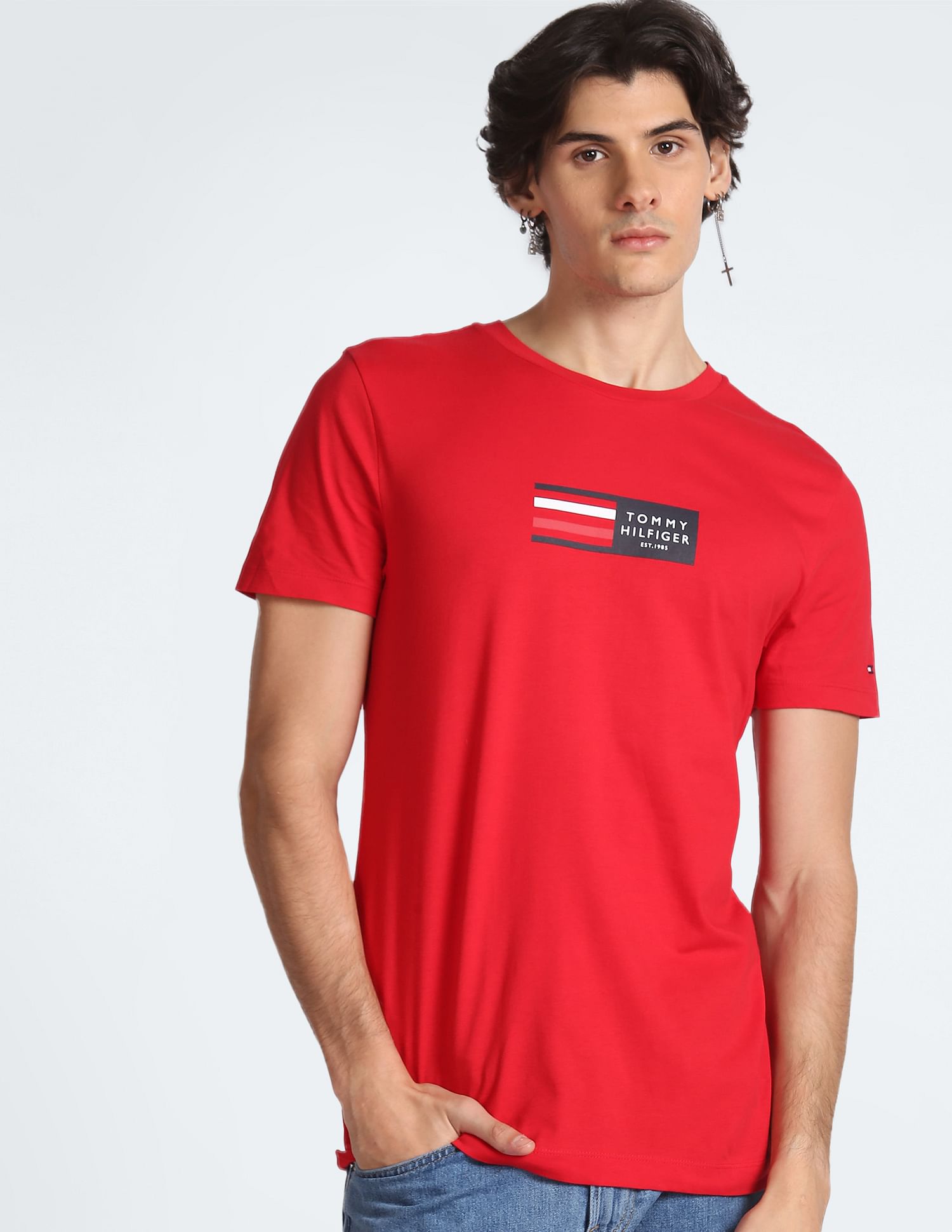 Tommy Hilfiger Organic Cotton Corporate Graphic T-Shirt