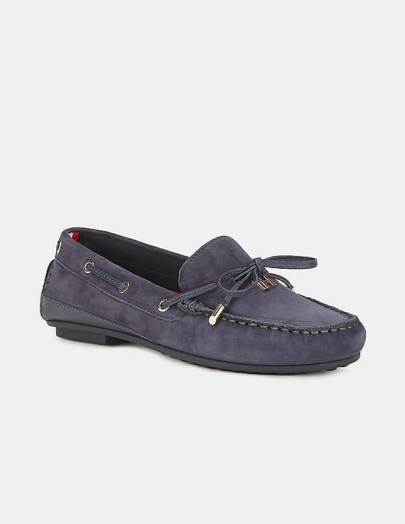 tommy hilfiger blue loafers