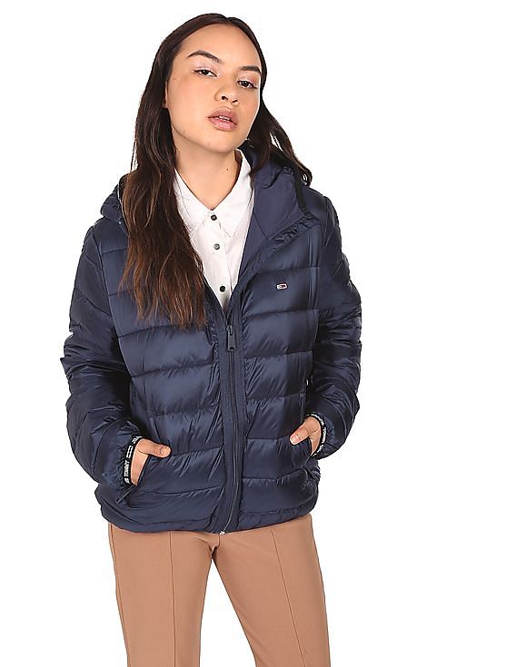 Tommy hilfiger clearance women's navy jacket