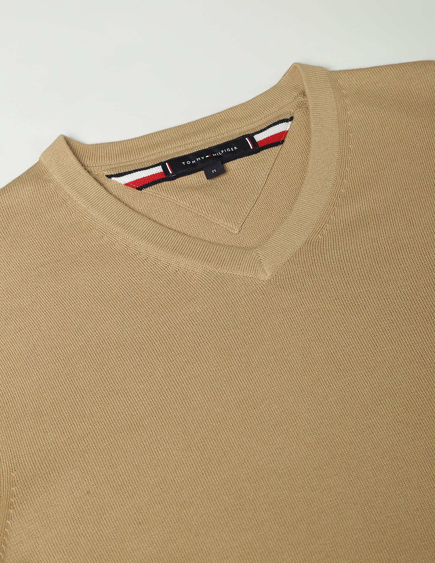 Tommy Hilfiger V-Neck Cotton Essential Sweater