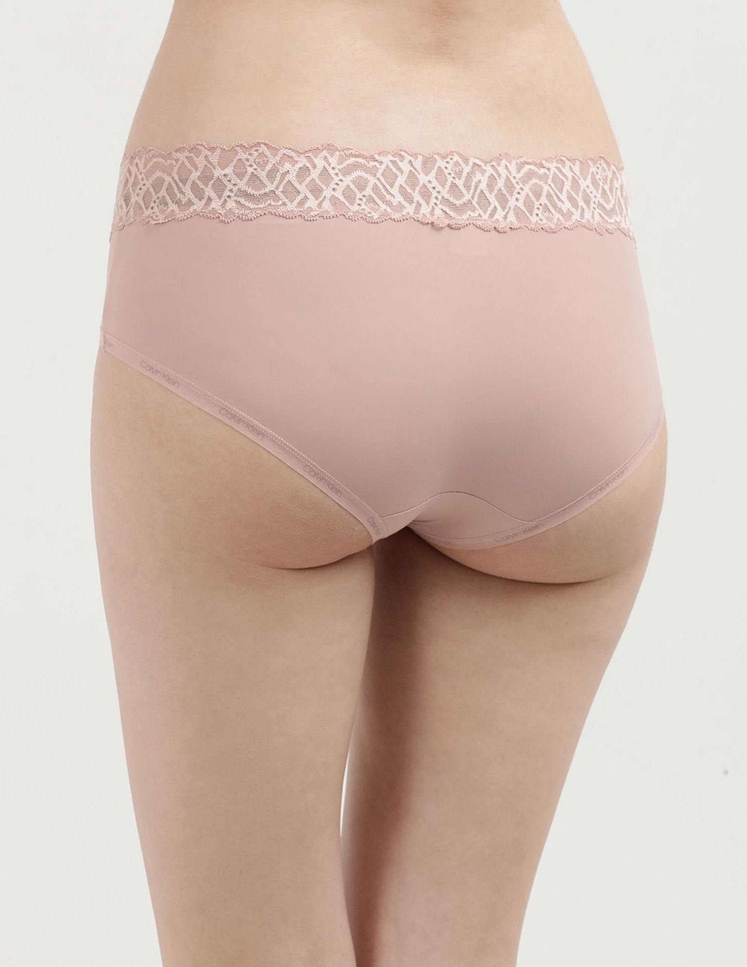 Calvin Klein Underwear Lace Patterned Mid Rise Hipsters