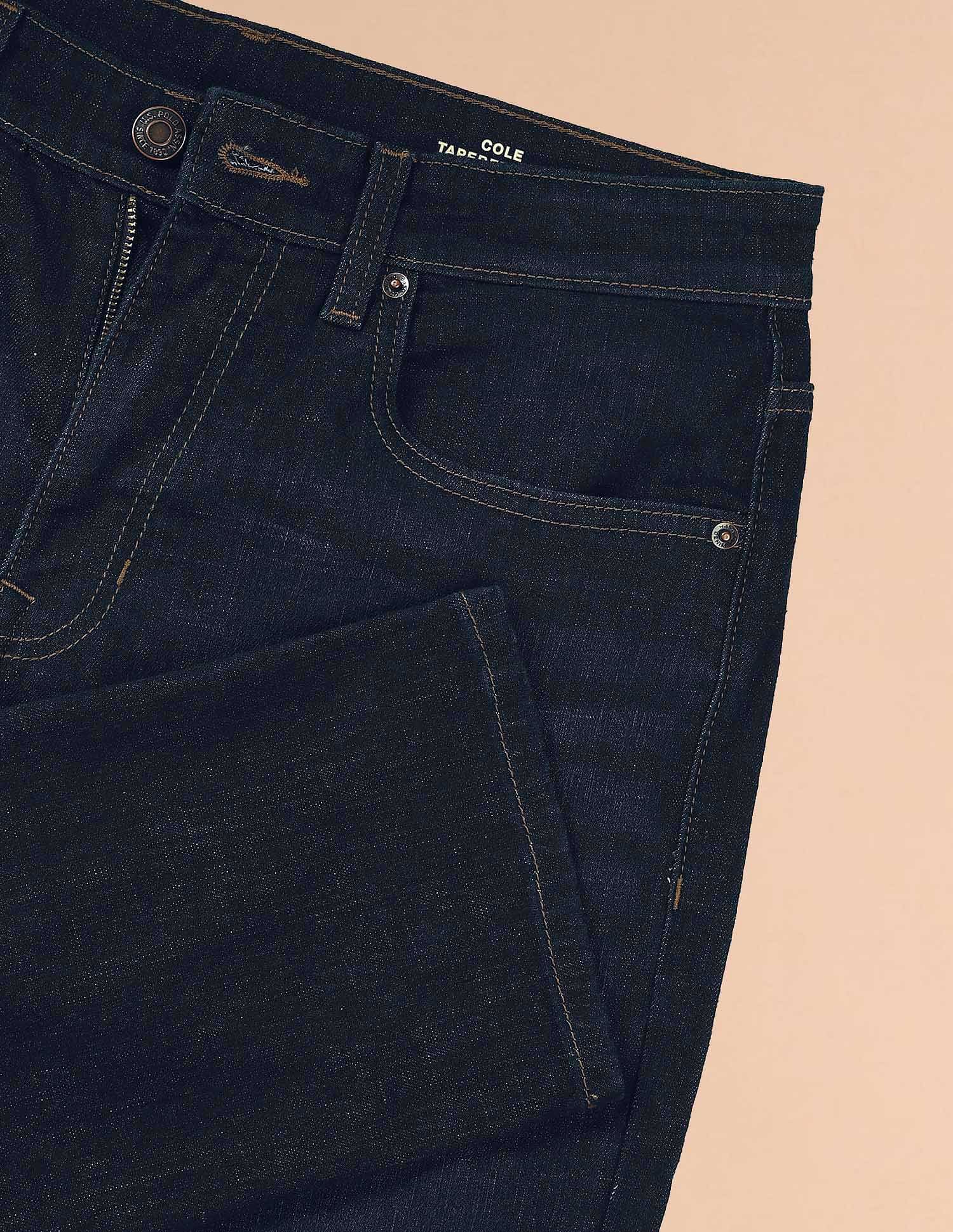 U.S. Polo Assn. Denim Co. Cole Comfort Cropped Fit Blue Jeans