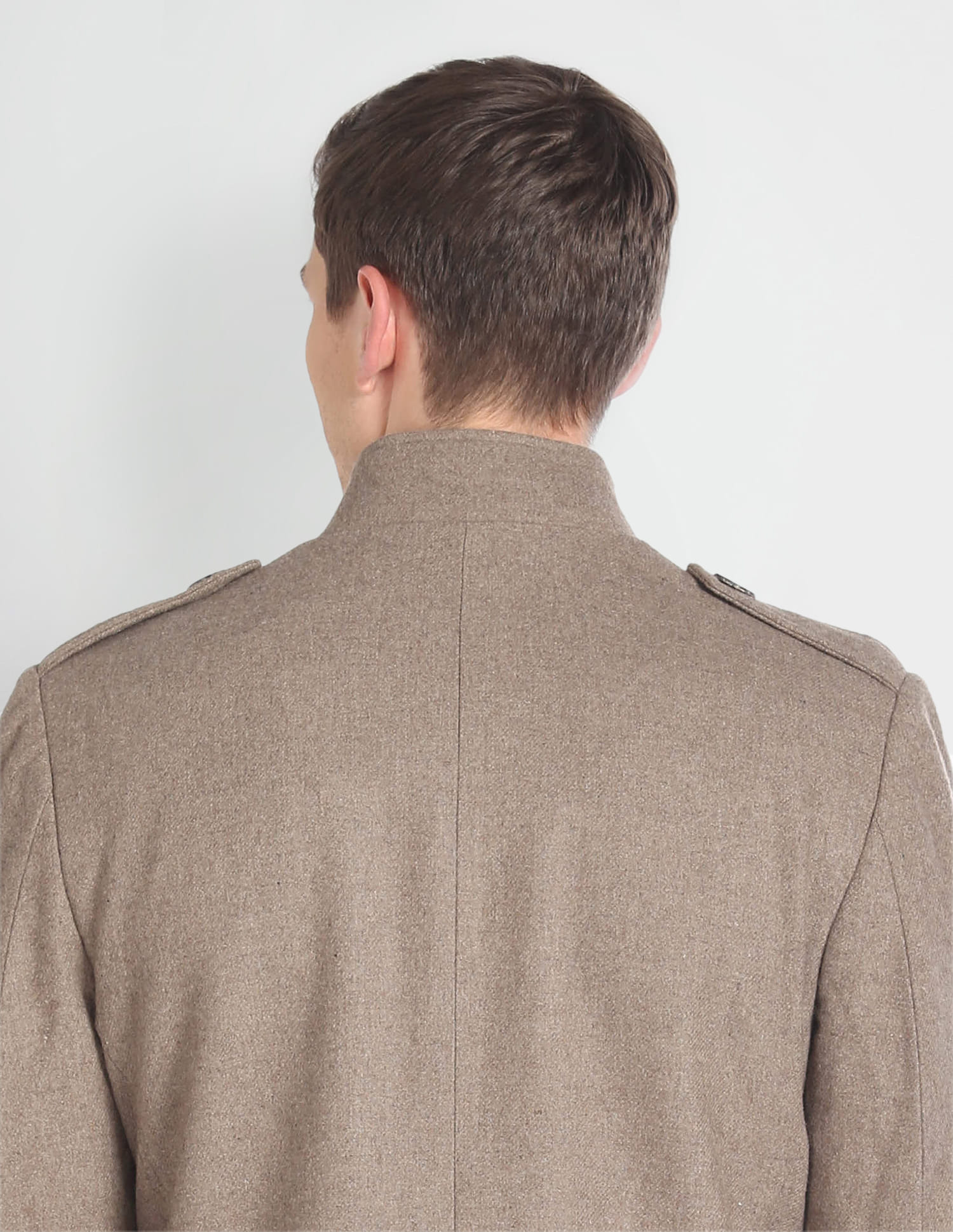 Buy Arrow Sports Detachable Muffler Wool Trench Coat - NNNOW.com