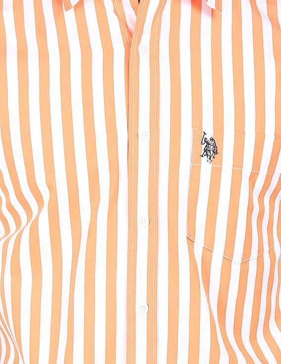 U.S. Polo Assn. Short Sleeve Striped Casual Shirt