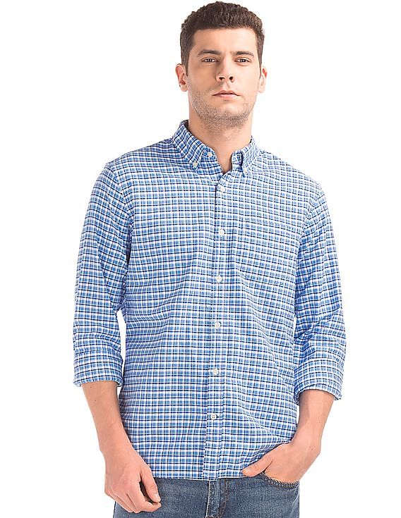 Gingham hotsell shirt gap