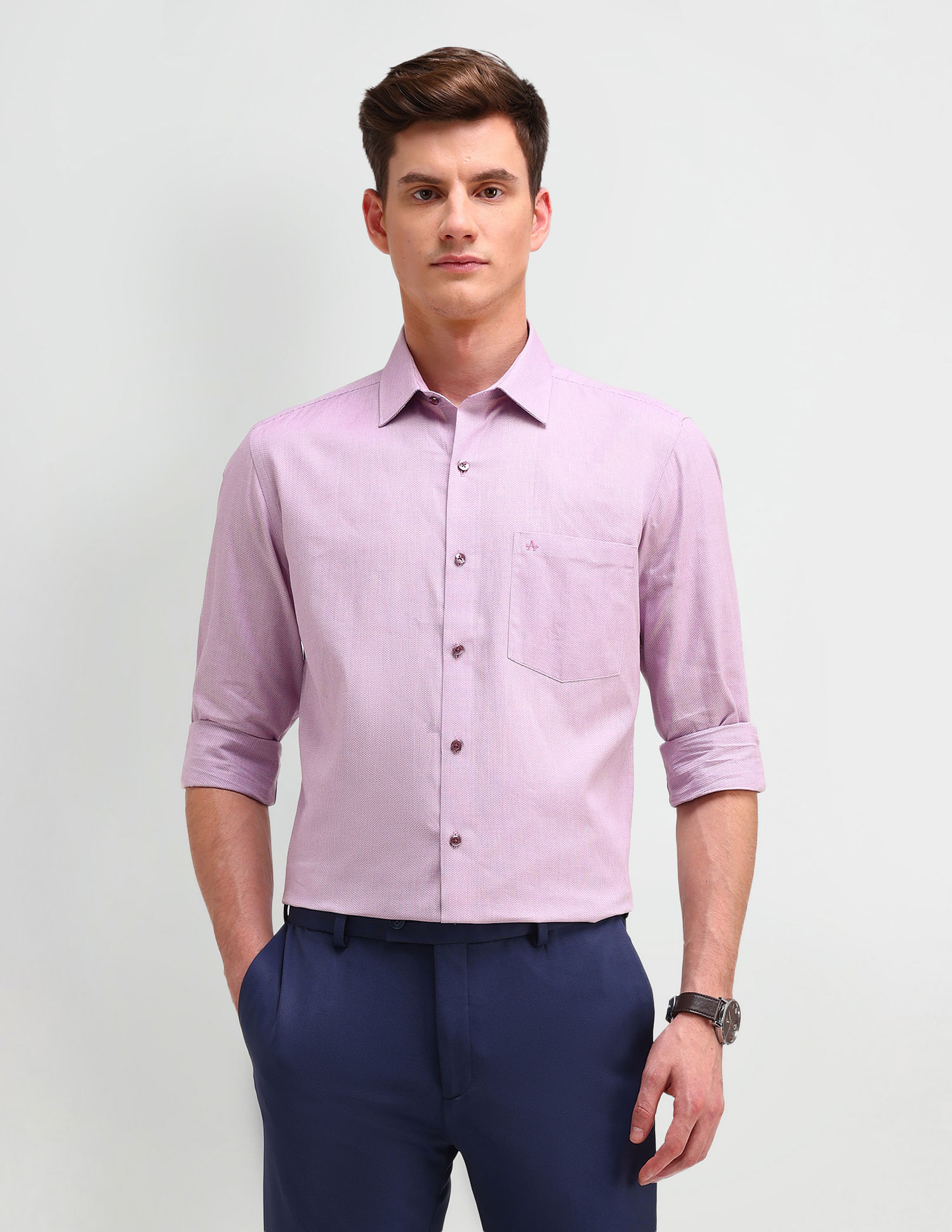 Arrow Dobby All-Over Pattern Shirt