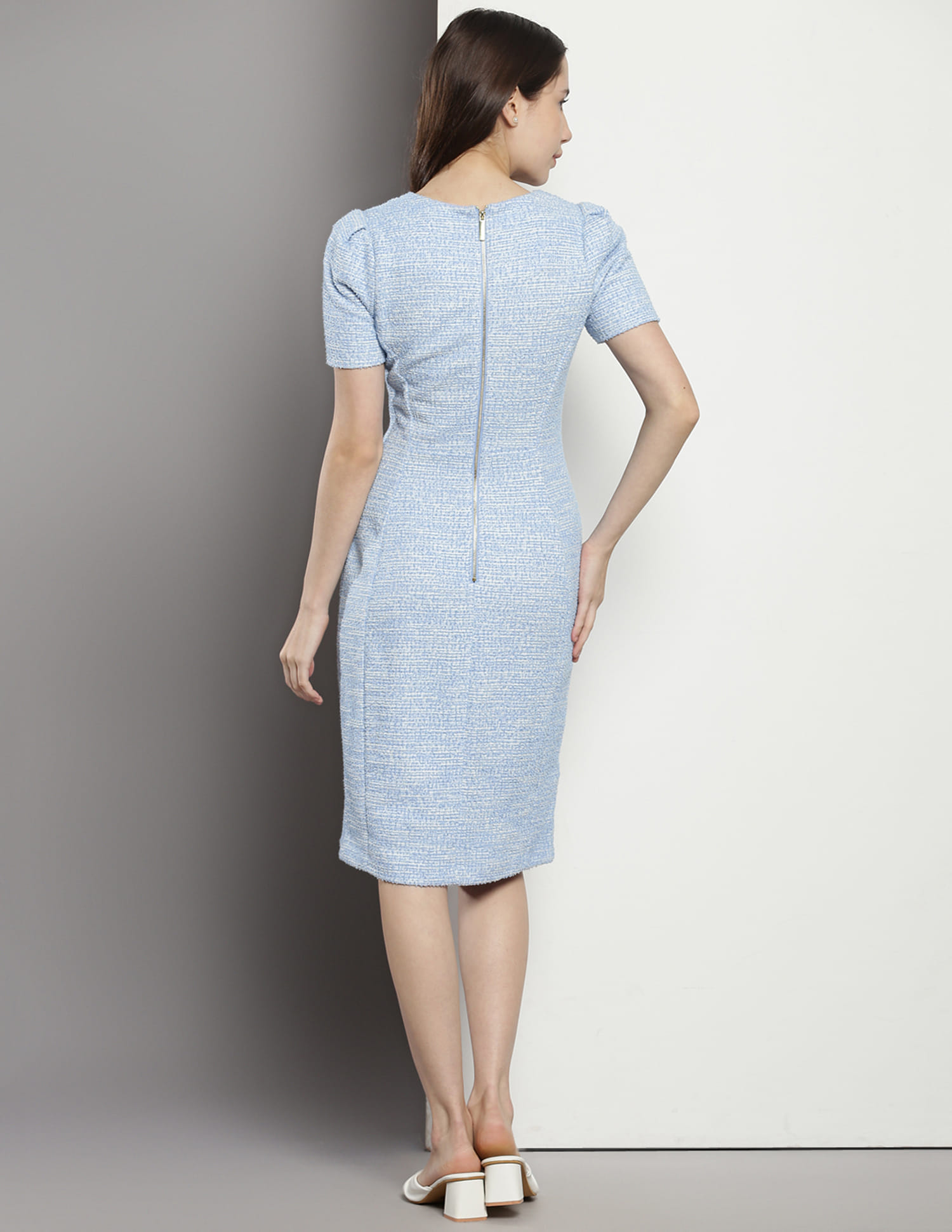 Buy Calvin Klein Bodycon Tweed Dress - NNNOW.com