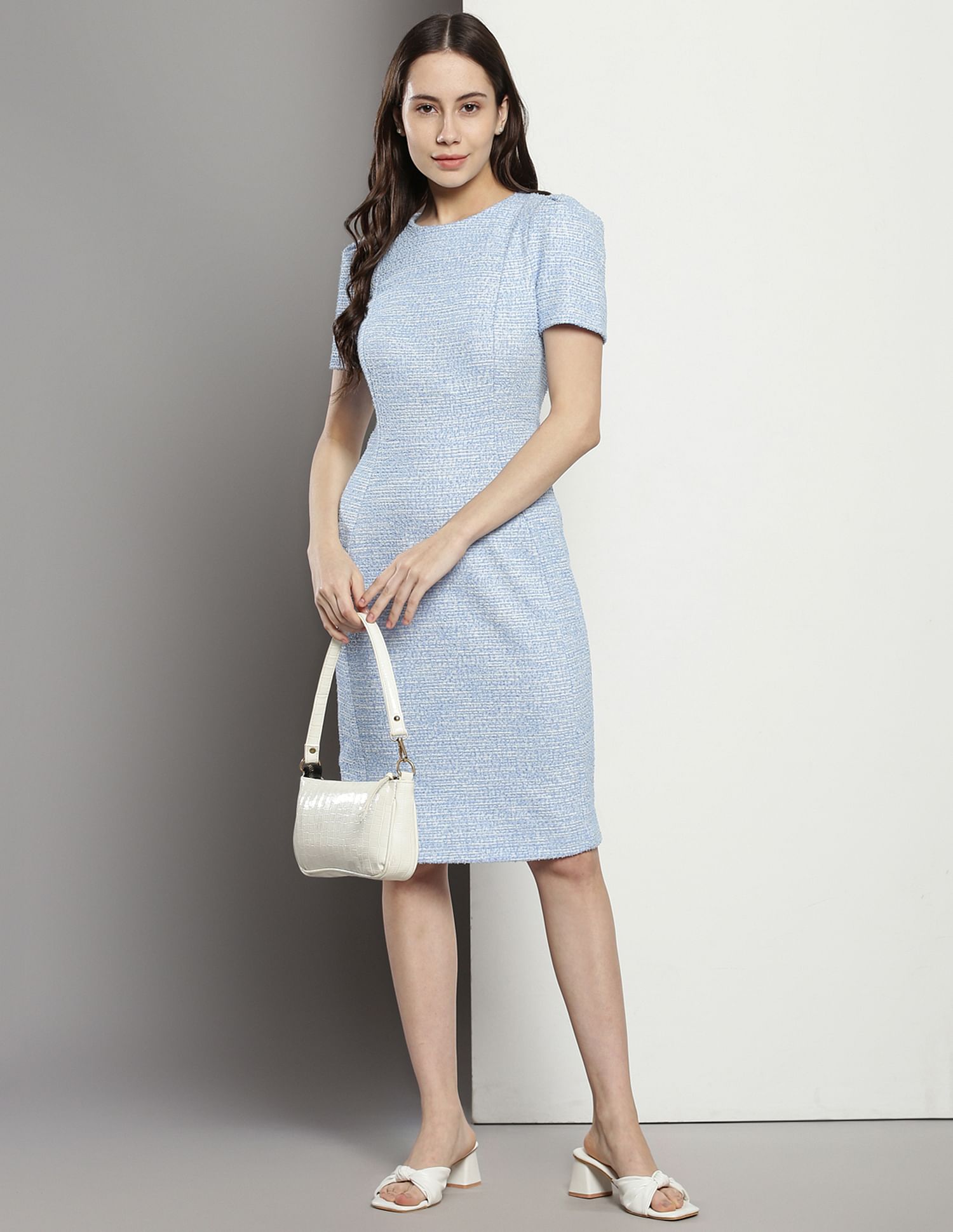 Calvin klein tweed dress hotsell