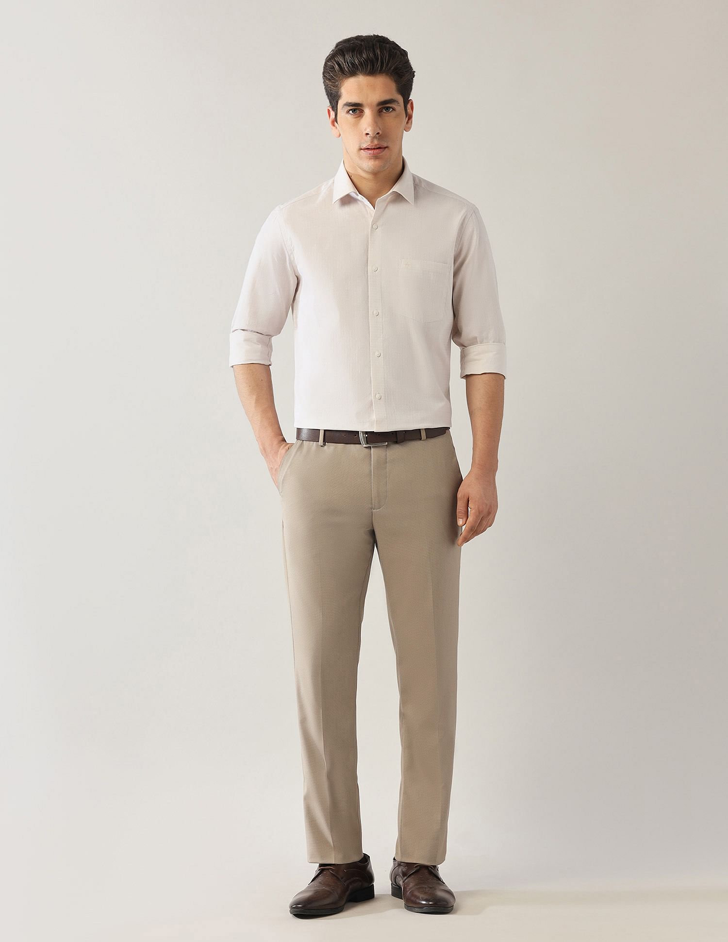 Arrow Dobby Textured Autoflex Trousers