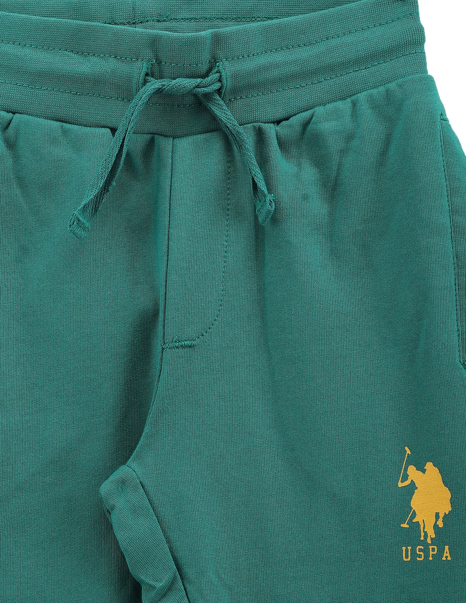 U.S. Polo Assn. Kids Boys Drawstring Waist Track Pants