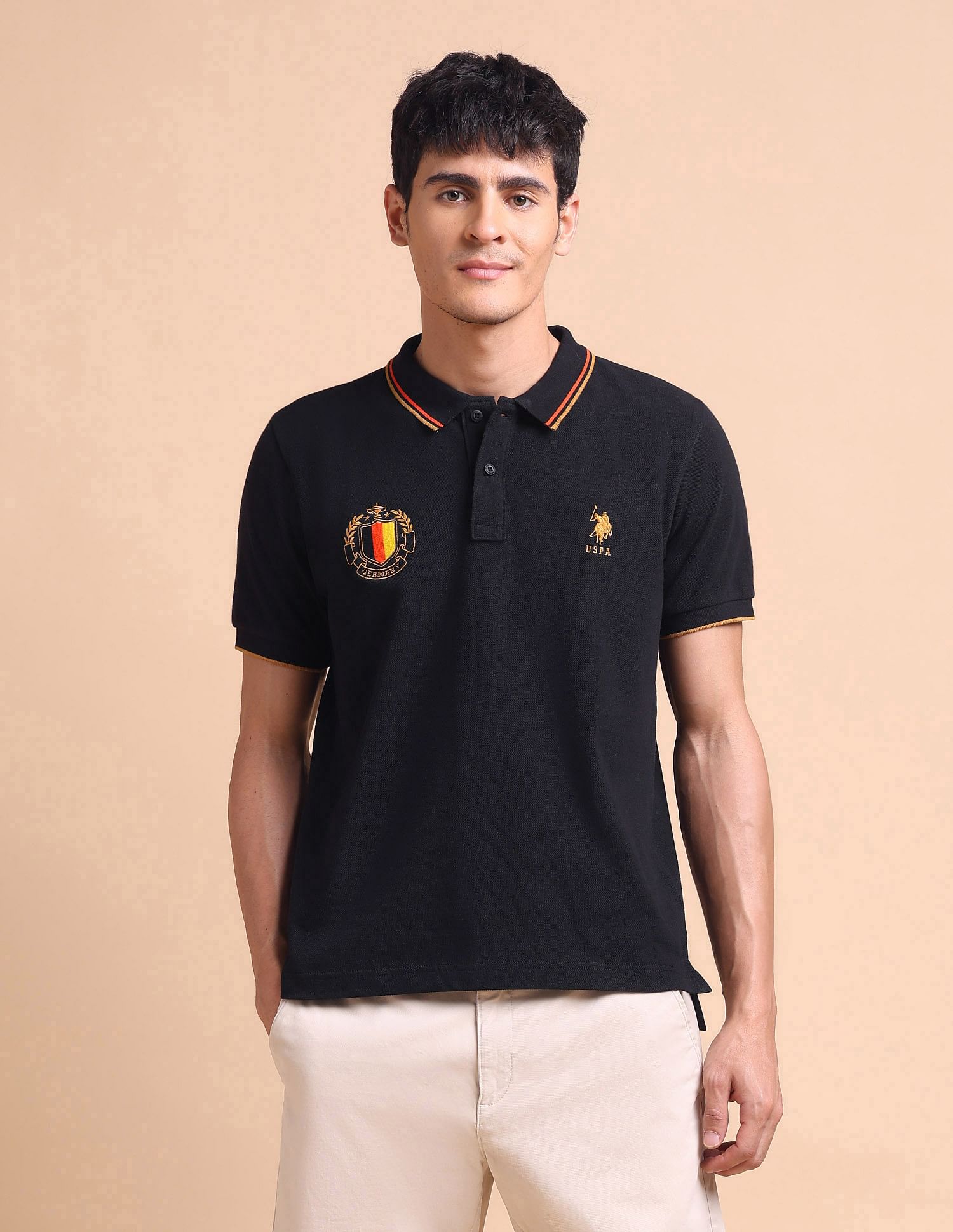 U.S. Polo Assn. Slim Fit Iconic Number Polo Shirt