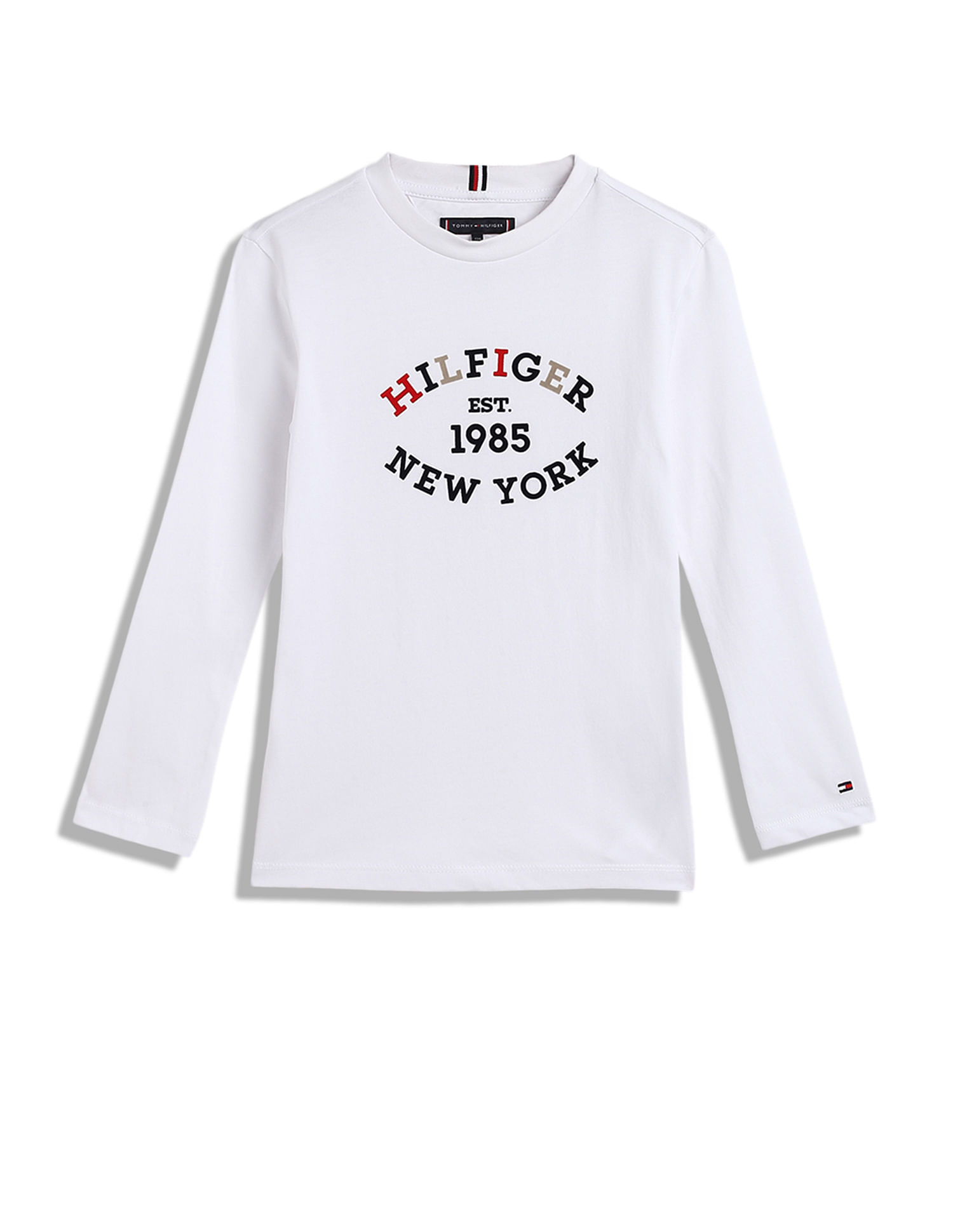 Tommy Hilfiger Kids Boys Monotype Flock T-Shirt