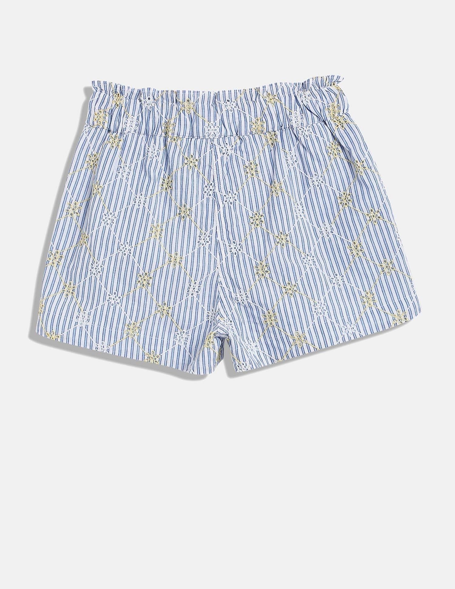 Tommy Hilfiger Kids S25KGND010 BLUE Girls Shorts