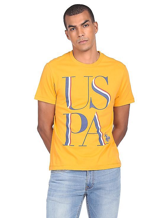 U.S. Polo Assn. Denim Co. Cotton Brand Print T-Shirt