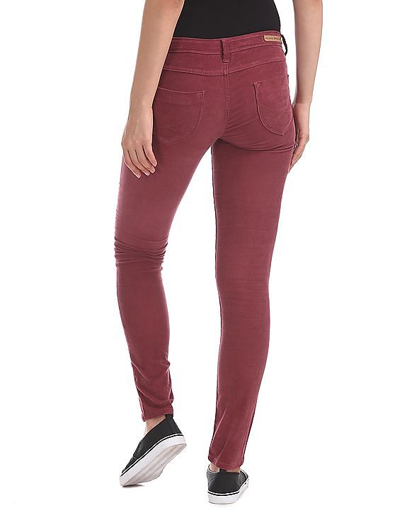 Listenwind Ladies Girls Solid Super High Waisted Stretchy Skinny Pants  Trousers for Women S-3XL - Walmart.com