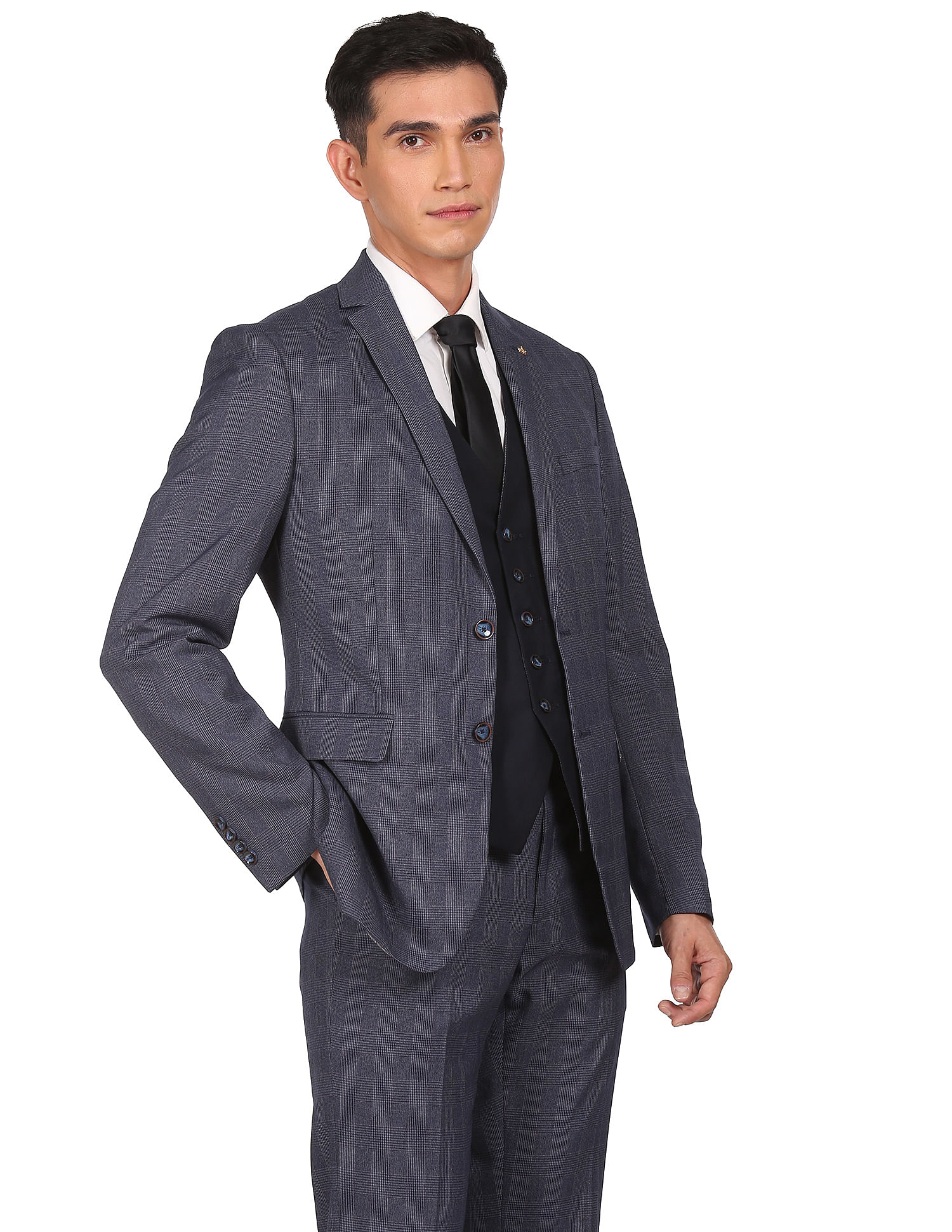 Buy Monsoon Andrew Black Four-Piece Suit from Next Ireland