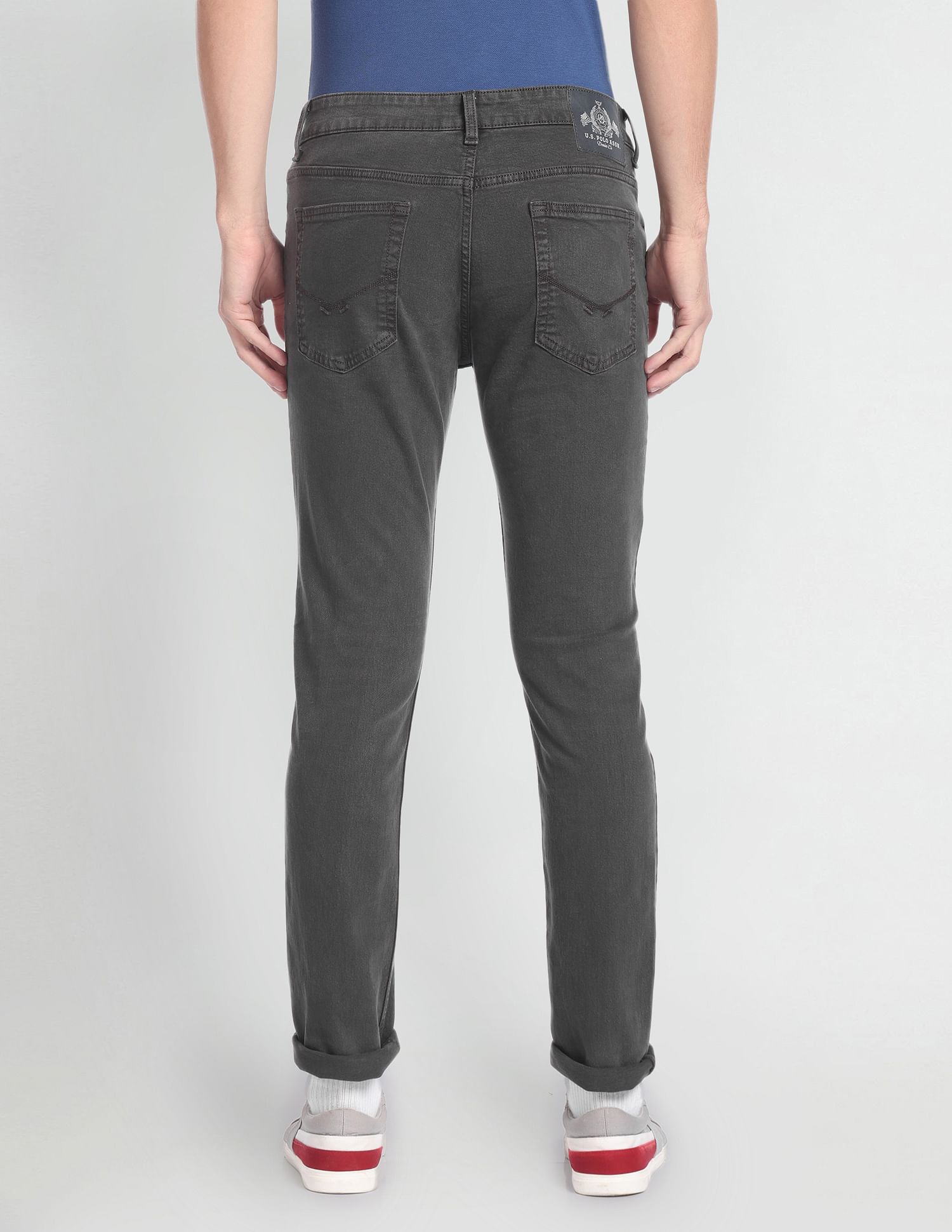 U.S. Polo Assn. Denim Co. Brandon Slim Tapered Fit Grey Jeans