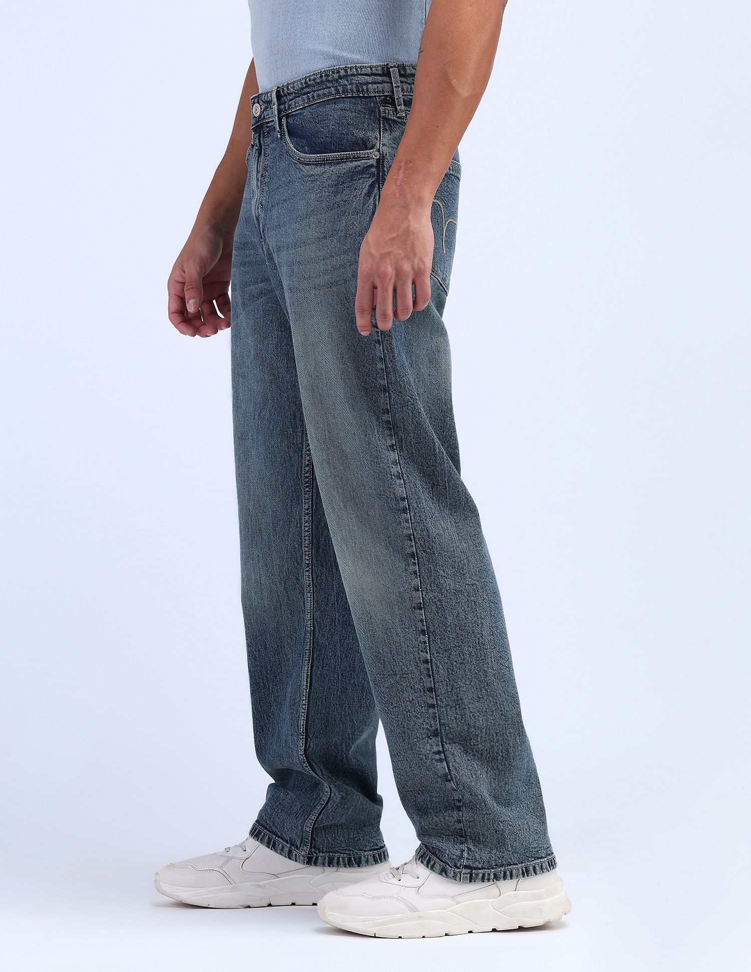 Flying Machine Cobain 90'S Loose Fit Jeans