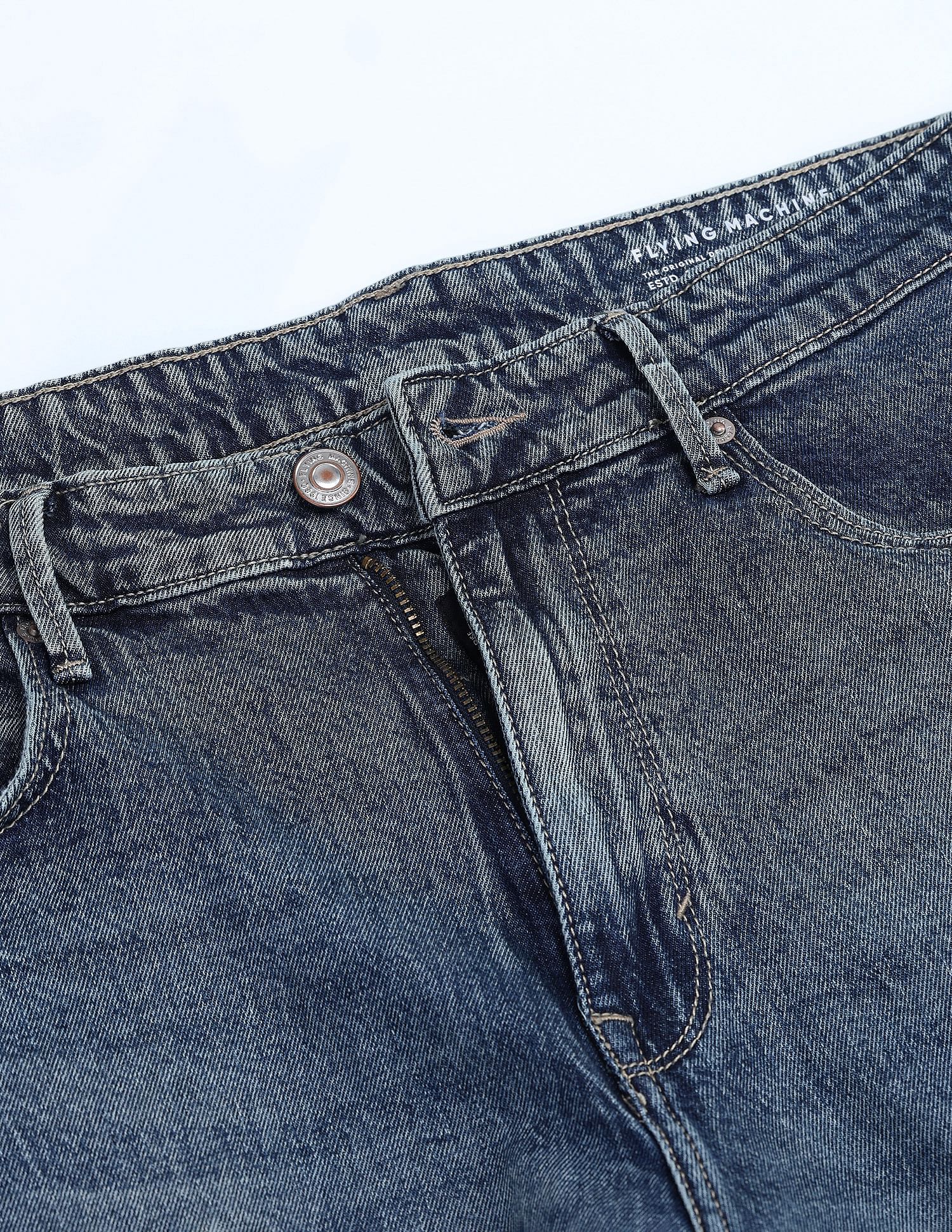 Flying Machine Cobain 90'S Loose Fit Jeans