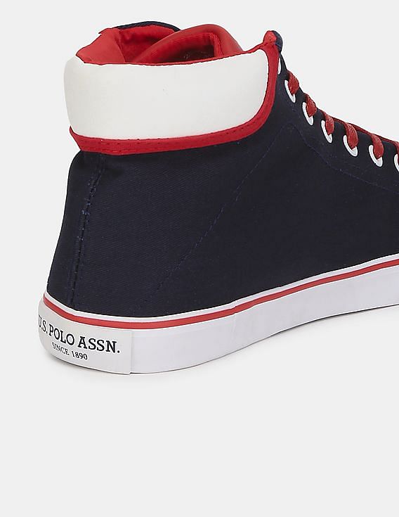 U.S. Polo Assn. Men Mid Top Arion Canvas Sneakers