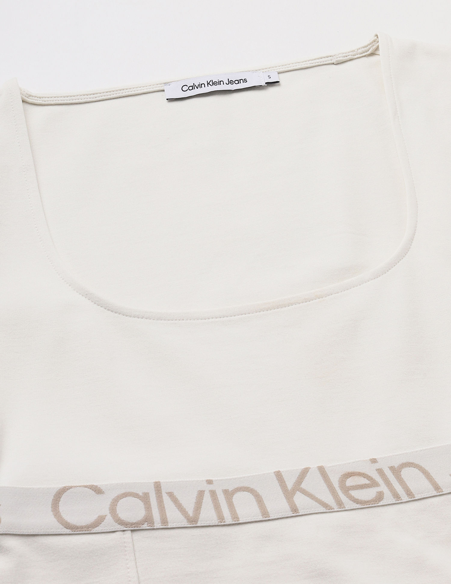 Calvin Klein Square Neck Long Sleeve T-shirt