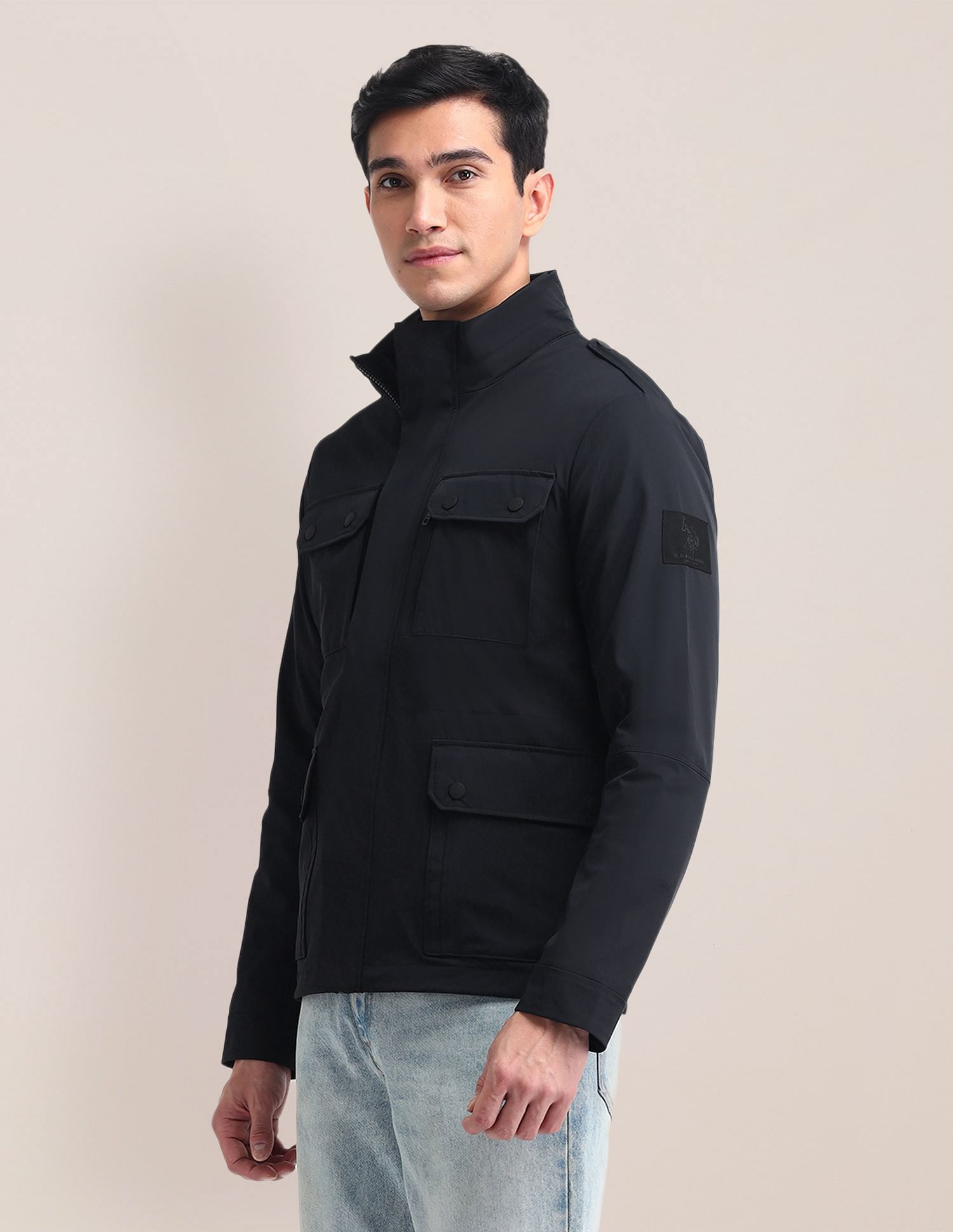 U.S. Polo Assn. Regular Fit Solid Casual Jacket