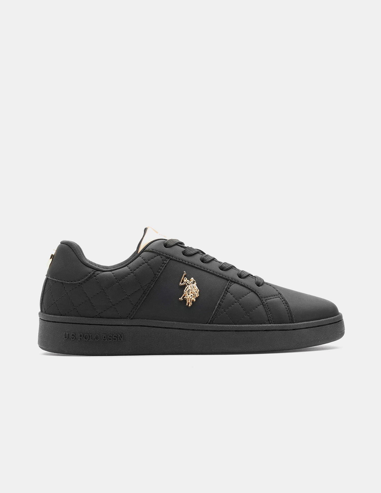 U.S. Polo Assn. Women Simone 3.0 Metallic Logo Sneakers