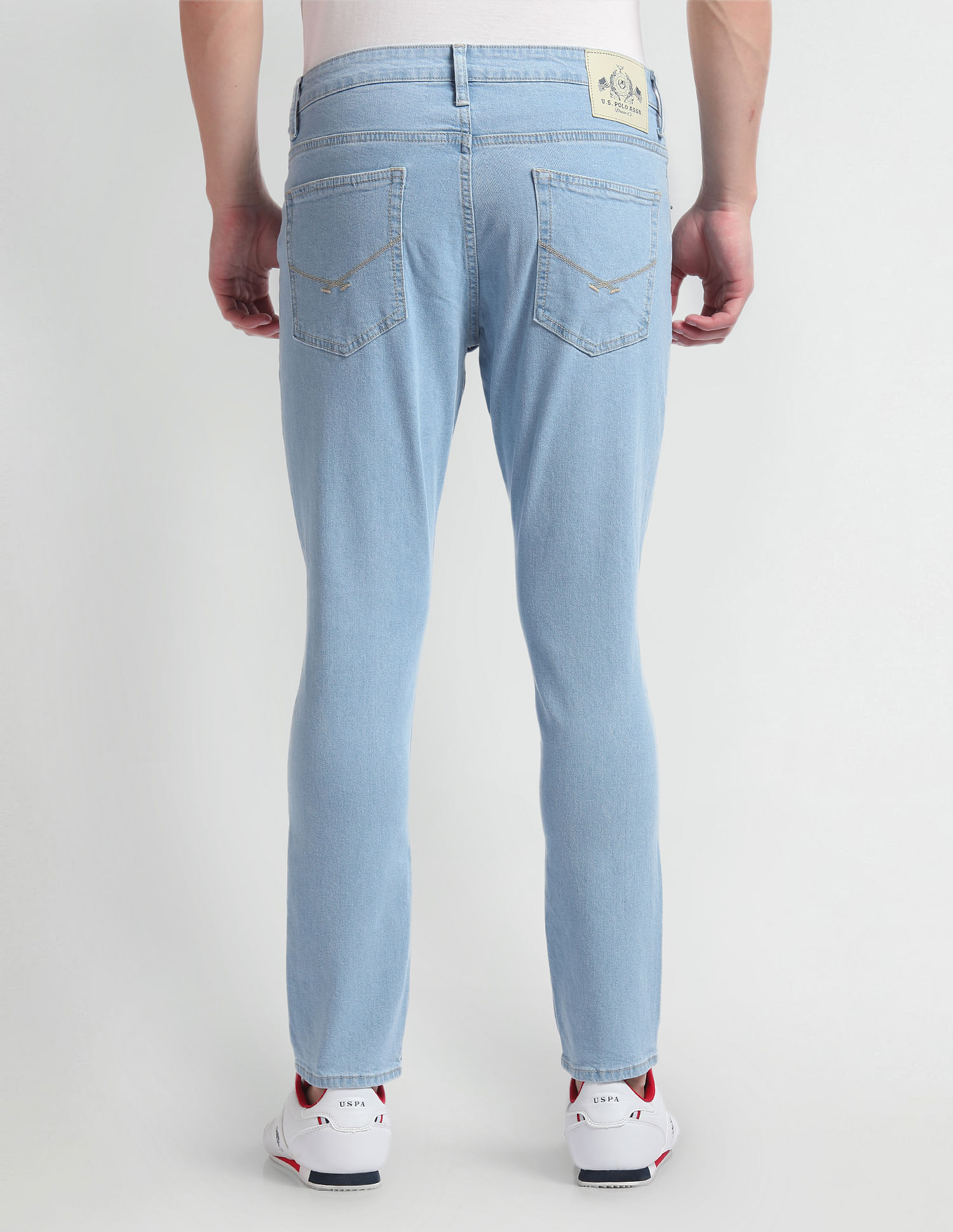 U.S. Polo Assn. Denim Co. Henry Cropped Fit Blue Jeans