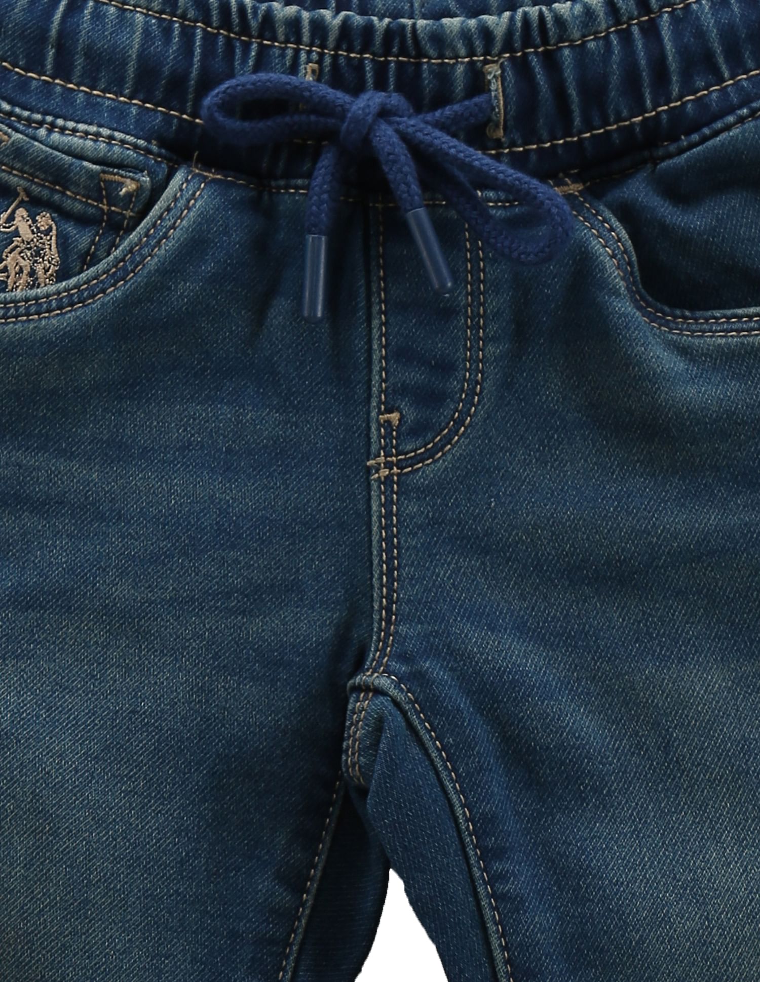 U.S. Polo Assn. Kids Boys Slim Fit Blue Jeans